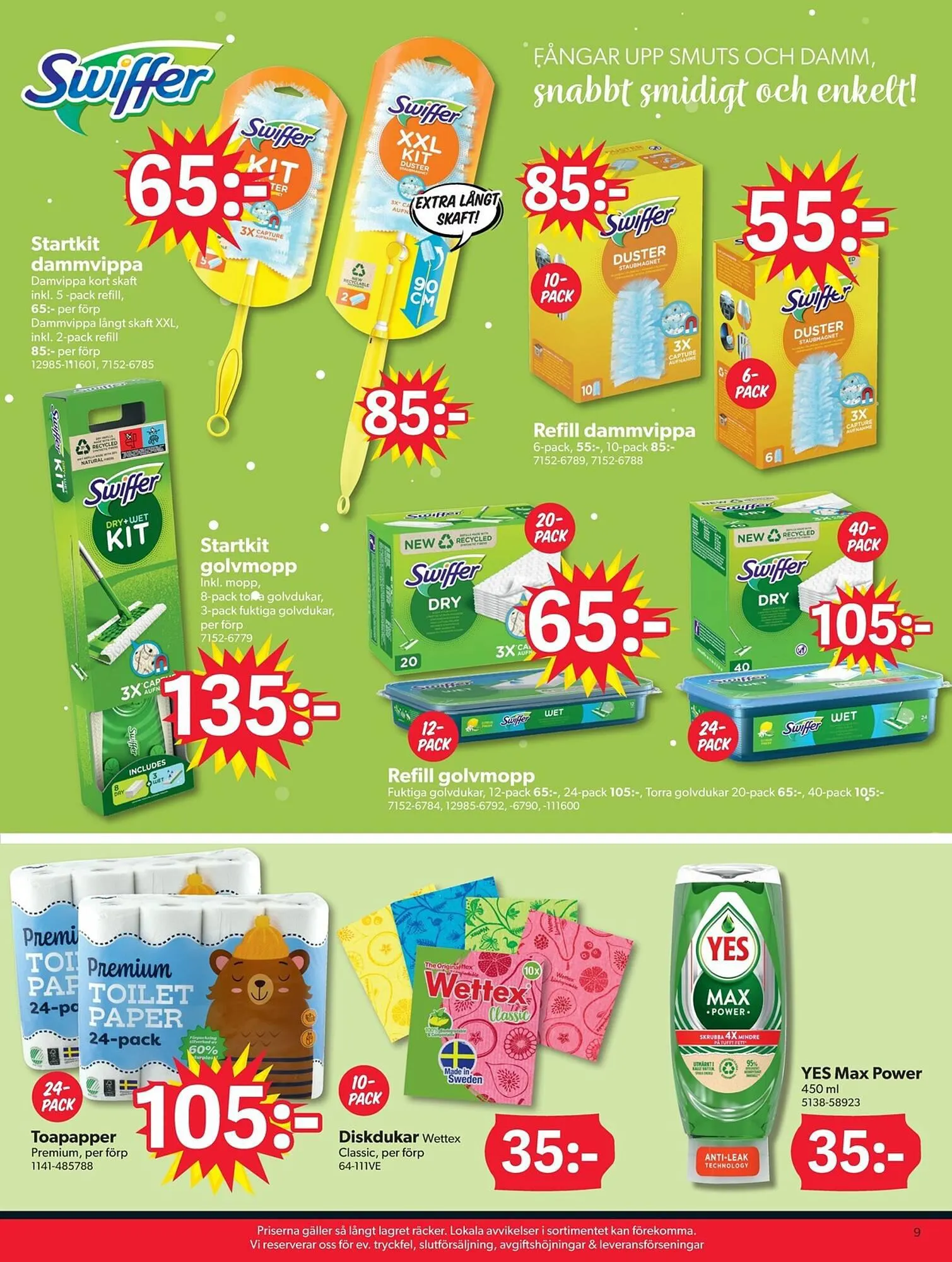 DollarStore reklamblad från 25 september till 25 oktober 2023 - Reklamblad sidor 9