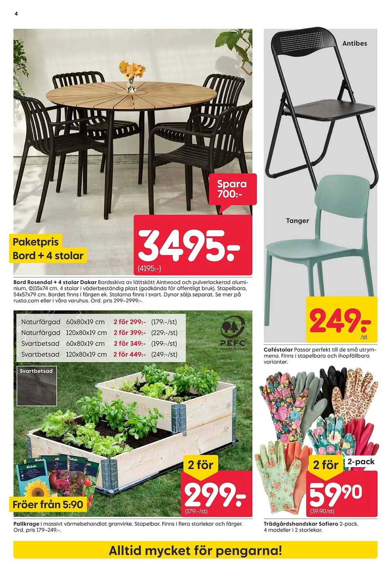Rusta reklamblad från 4 maj till 10 maj 2026 - Reklamblad sidor 4