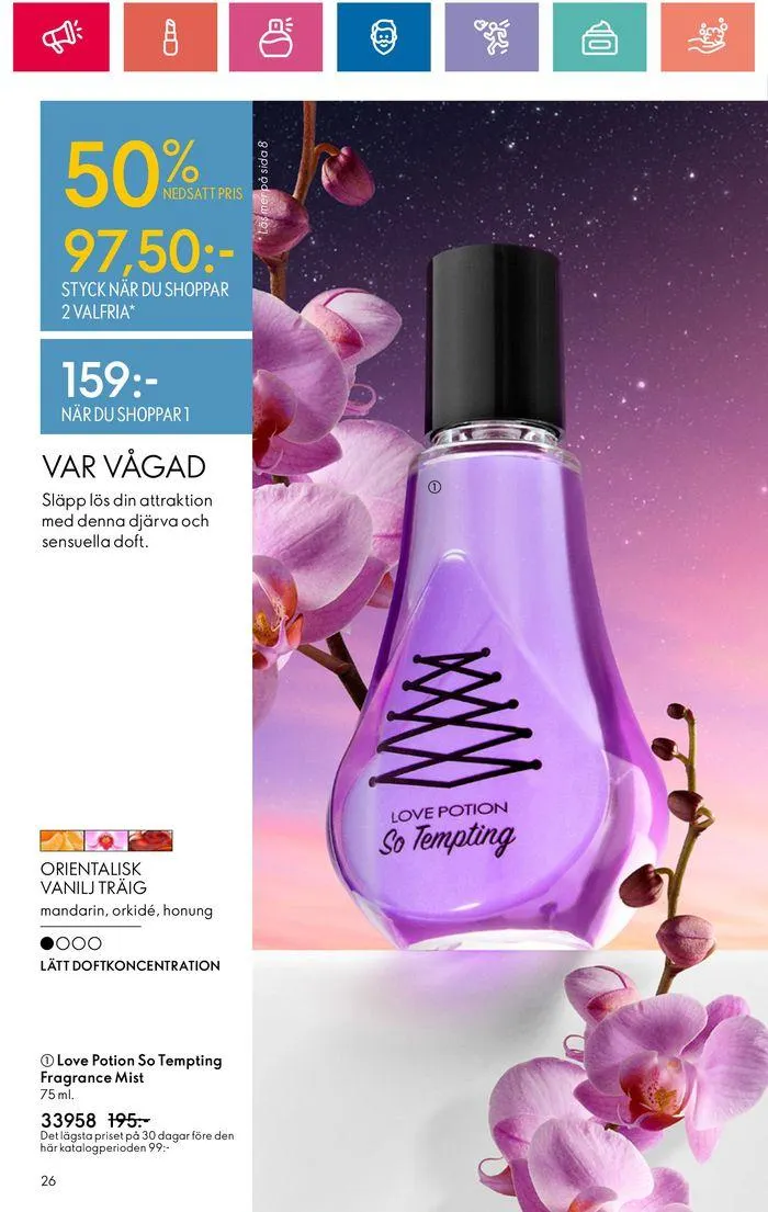 Oriflame reklamblad från 20 juni till 4 juli 2024 - Reklamblad sidor 26