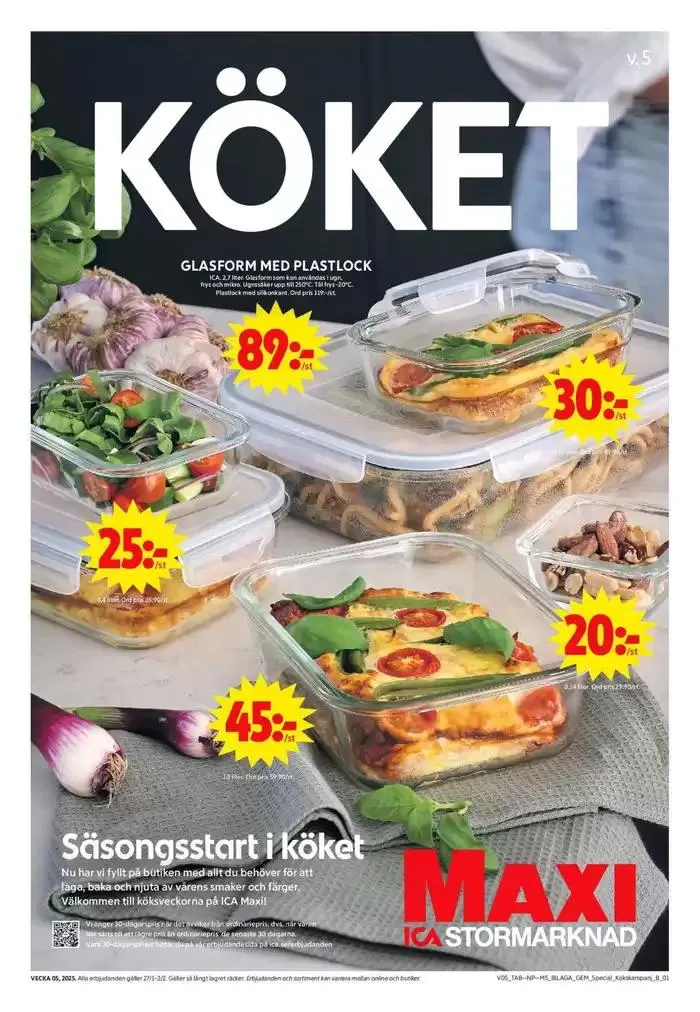 ICA Maxi Erbjudanden från 27 januari till 2 februari 2025 - Reklamblad sidor 28