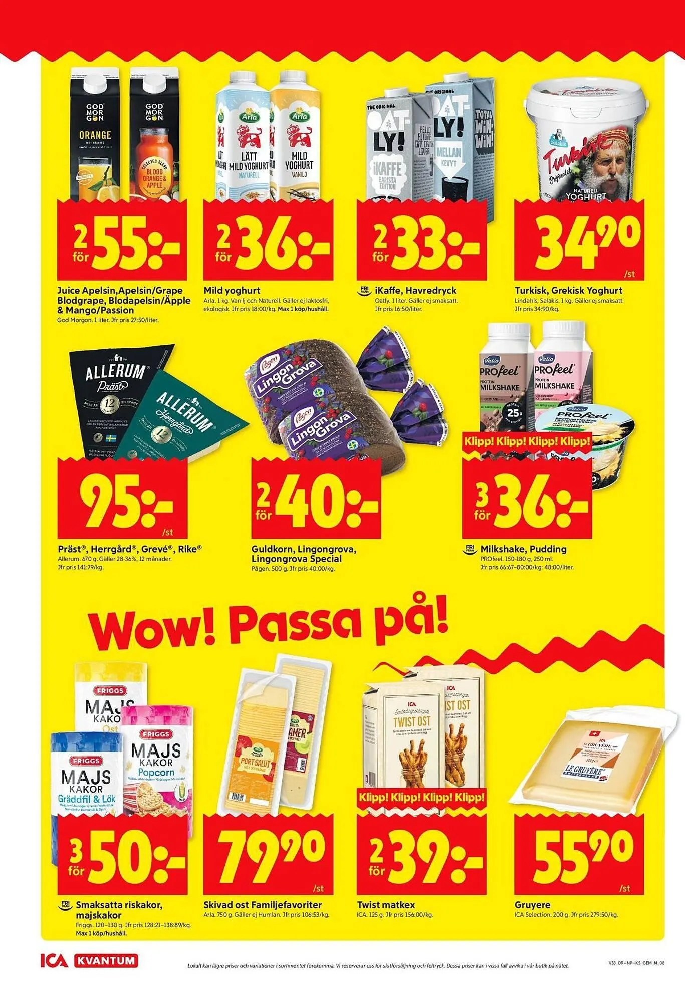 ICA Kvantum reklamblad från 11 augusti till 17 augusti 2025 - Reklamblad sidor 8