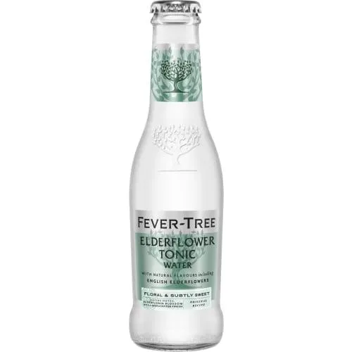 Elderflower Tonic Water Drinkmix Glas