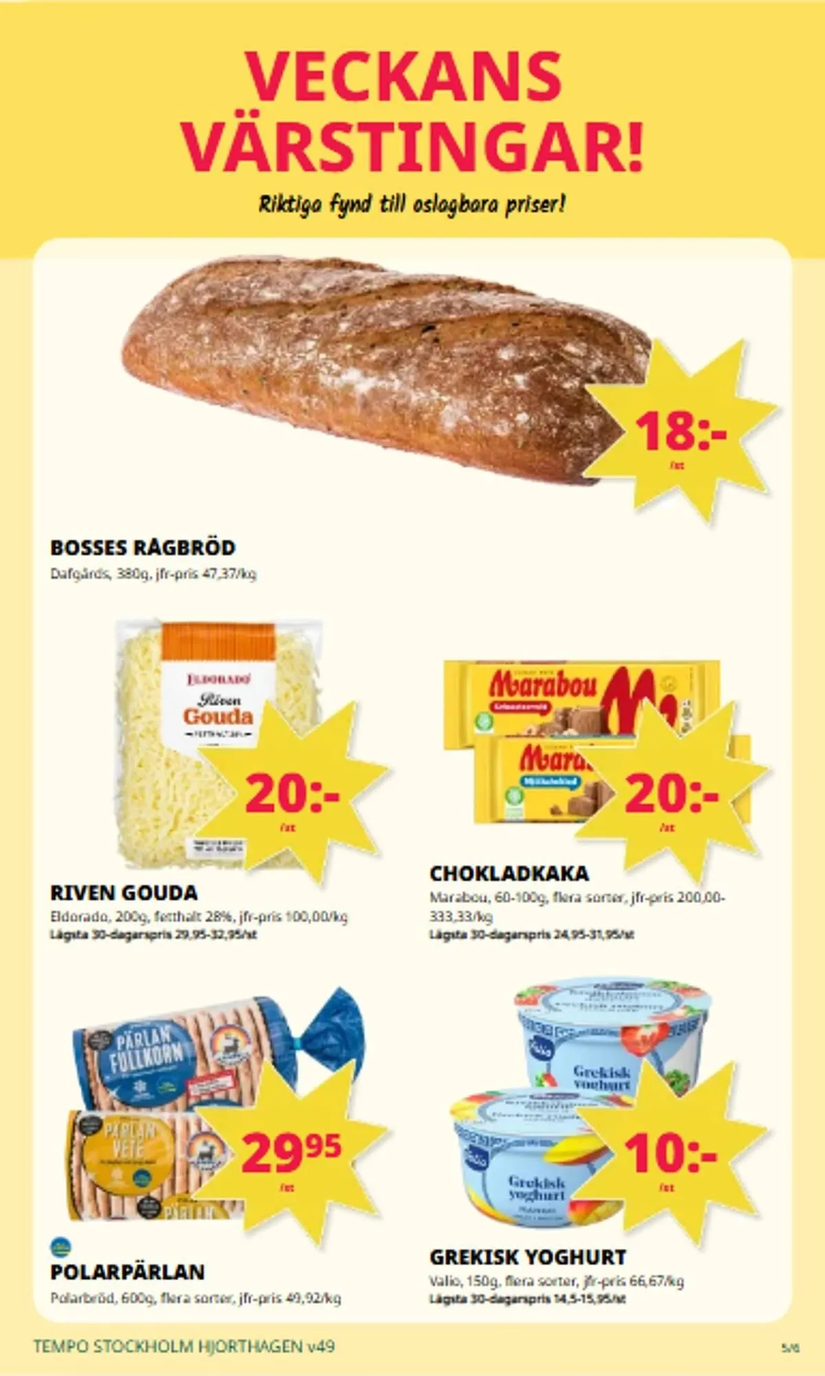 Tempo reklamblad från 1 december till 7 december 2025 - Reklamblad sidor 5