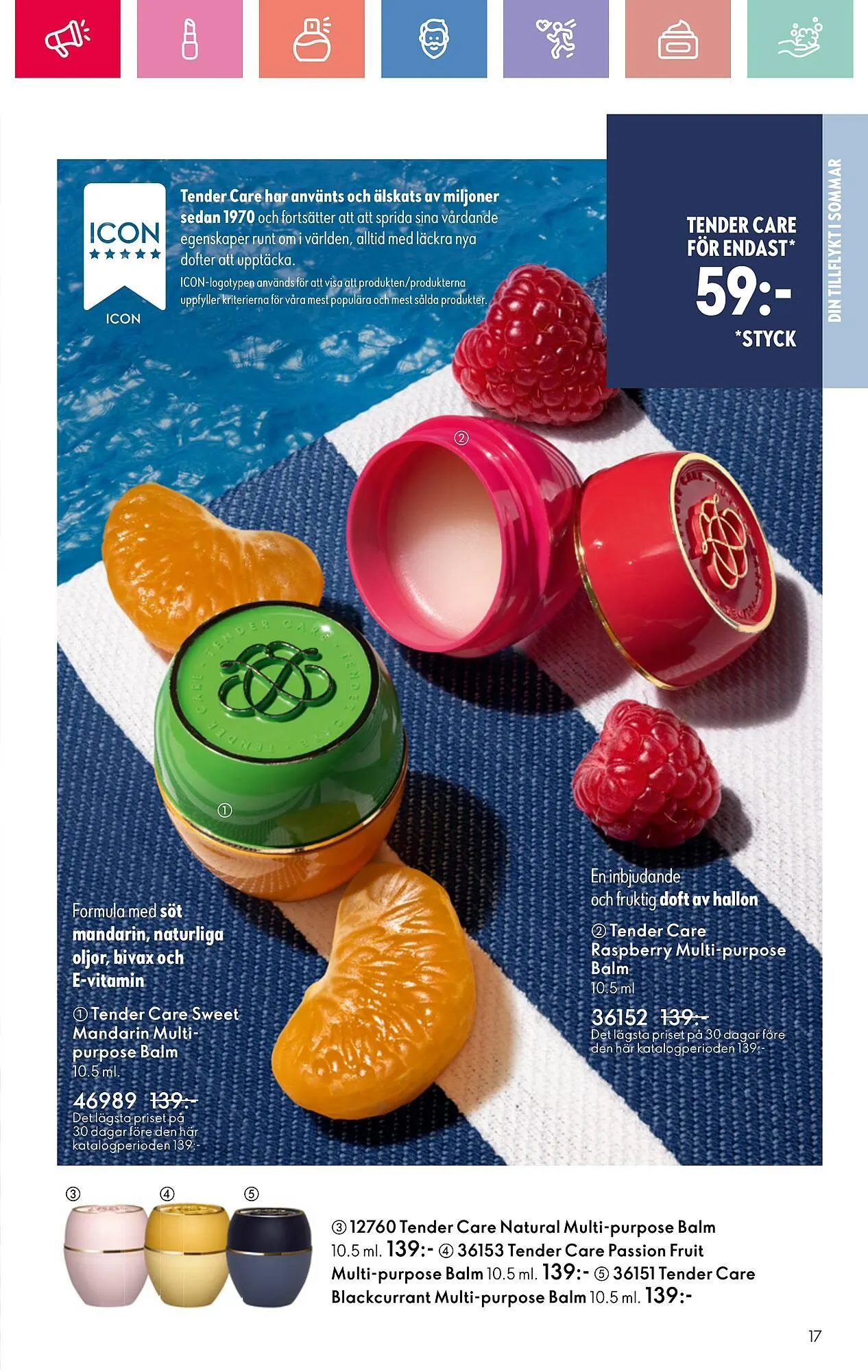 Oriflame reklamblad från 22 juni till 12 juli 2025 - Reklamblad sidor 17