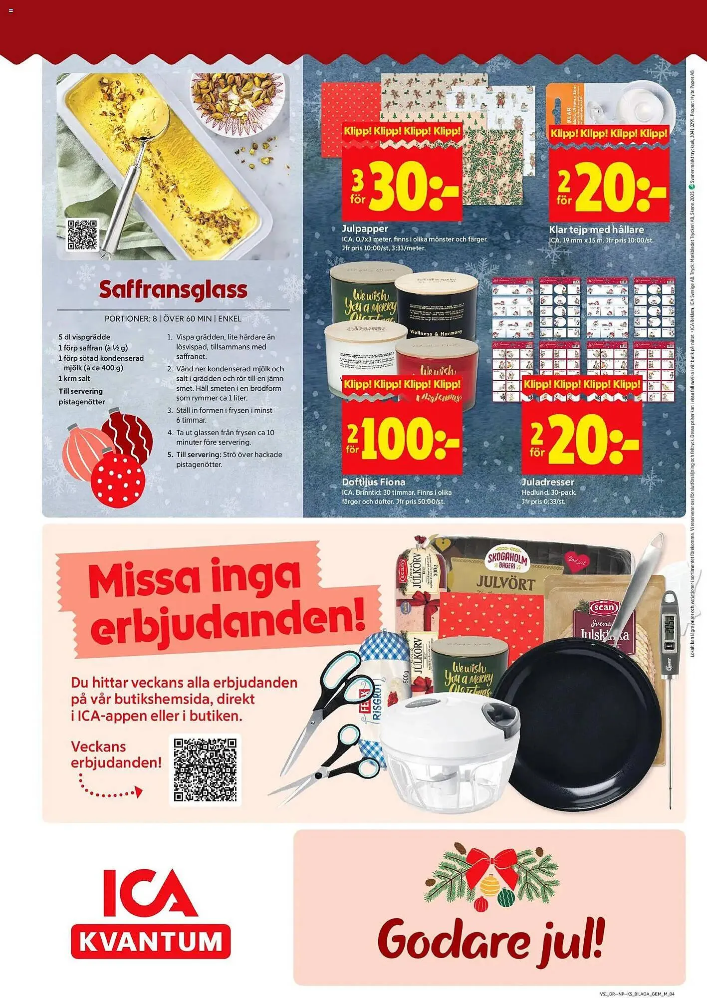 ICA Kvantum reklamblad från 15 december till 21 december 2025 - Reklamblad sidor 16