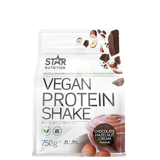 Vegan Protein Shake, 750 g Chocolate Hazelnut