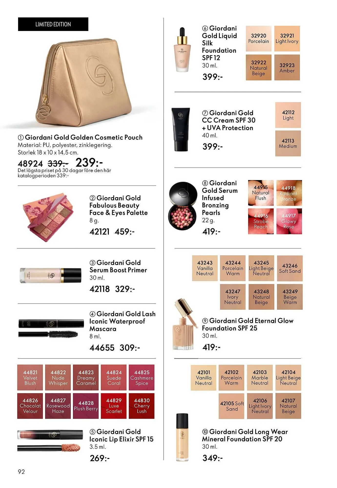 Oriflame reklamblad från 13 maj till 2 juni 2026 - Reklamblad sidor 92