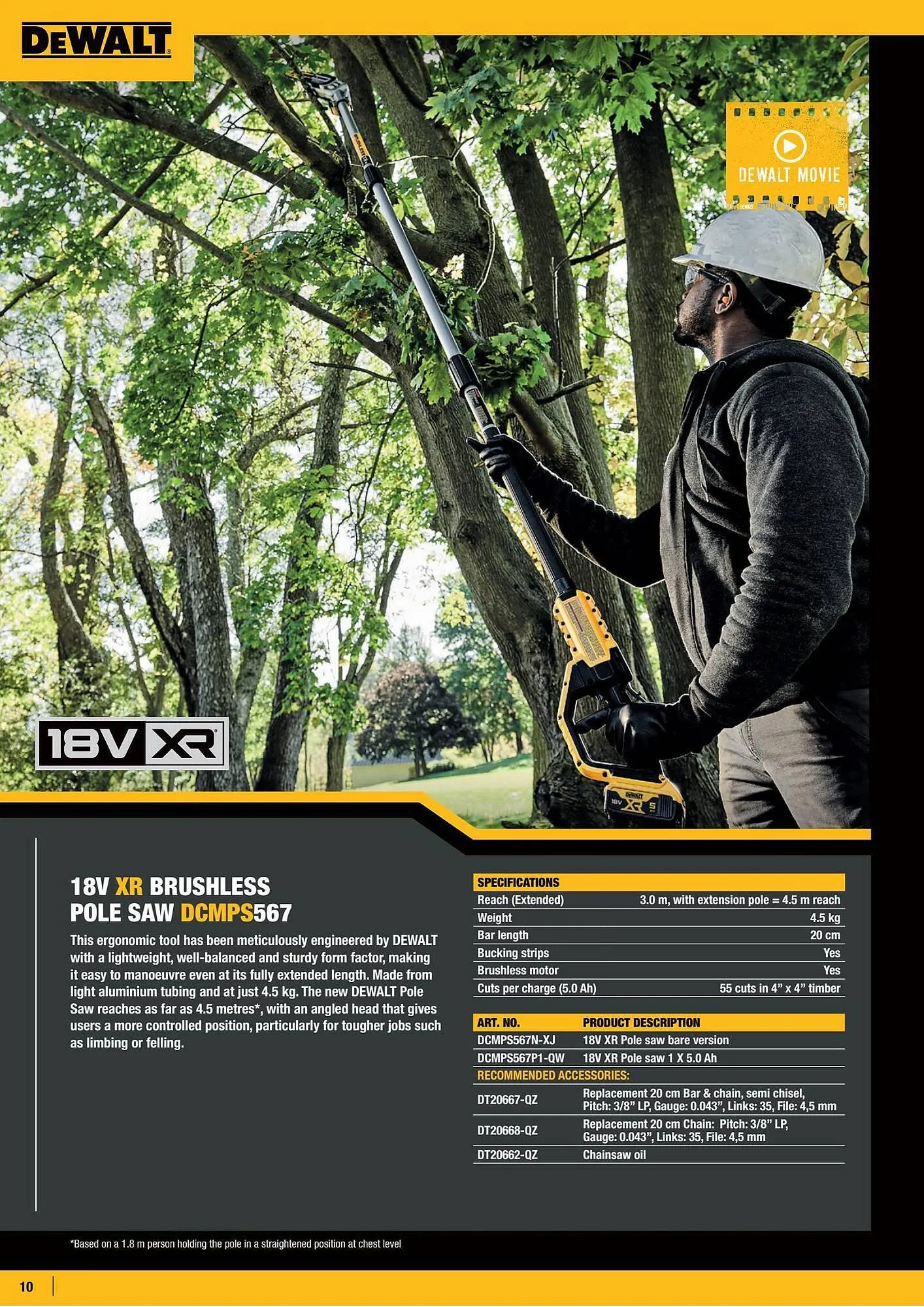 Dewalt reklamblad från 31 augusti till 30 september 2023 - Reklamblad sidor 10