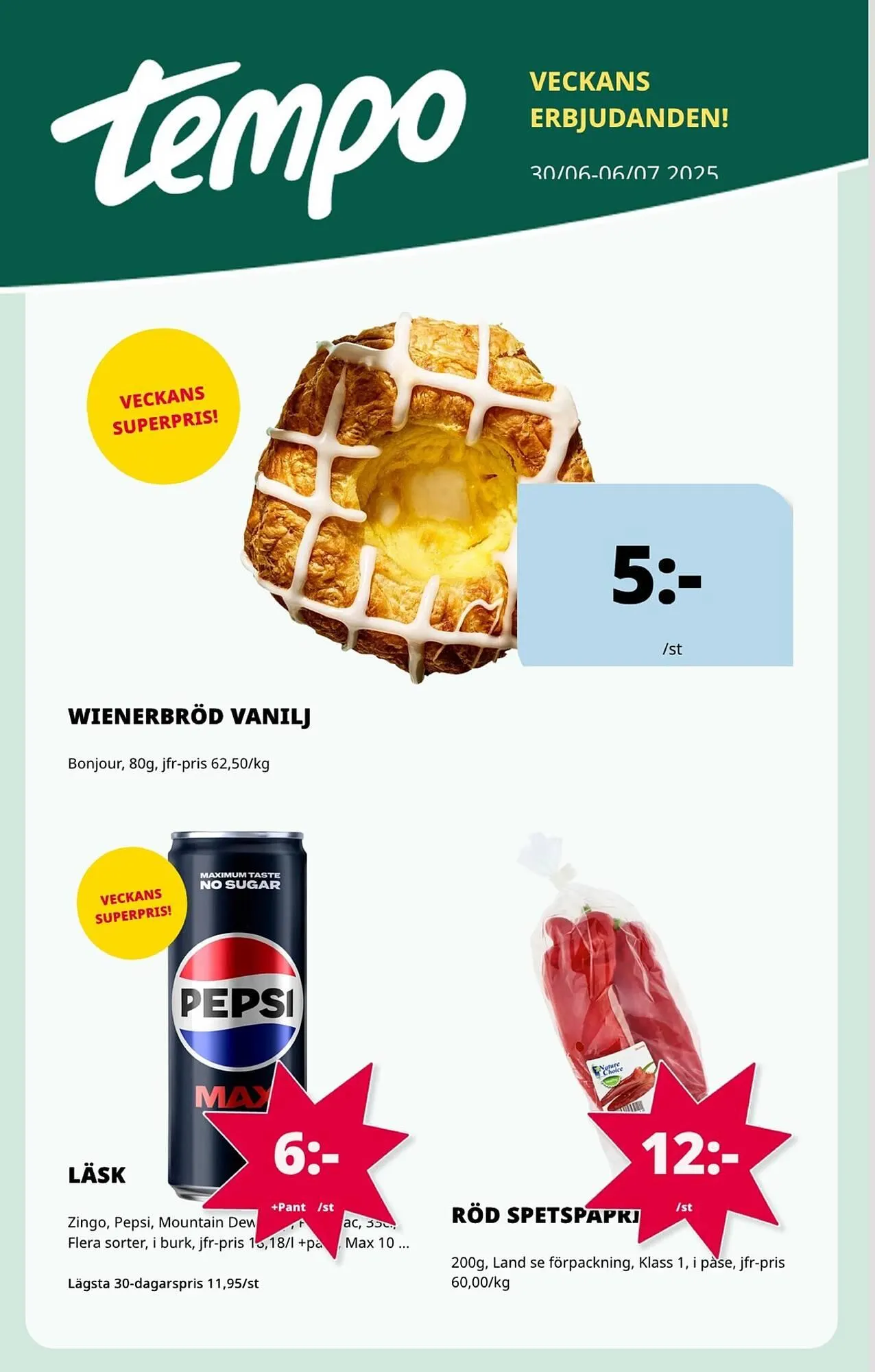 Tempo reklamblad - 1