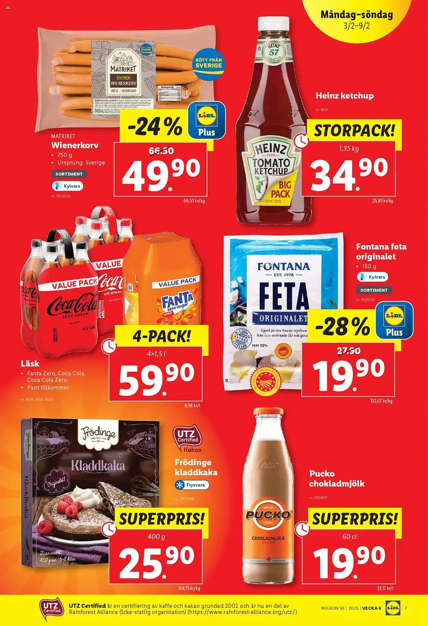 Lidl reklamblad från 3 februari till 9 februari 2025 - Reklamblad sidor 7
