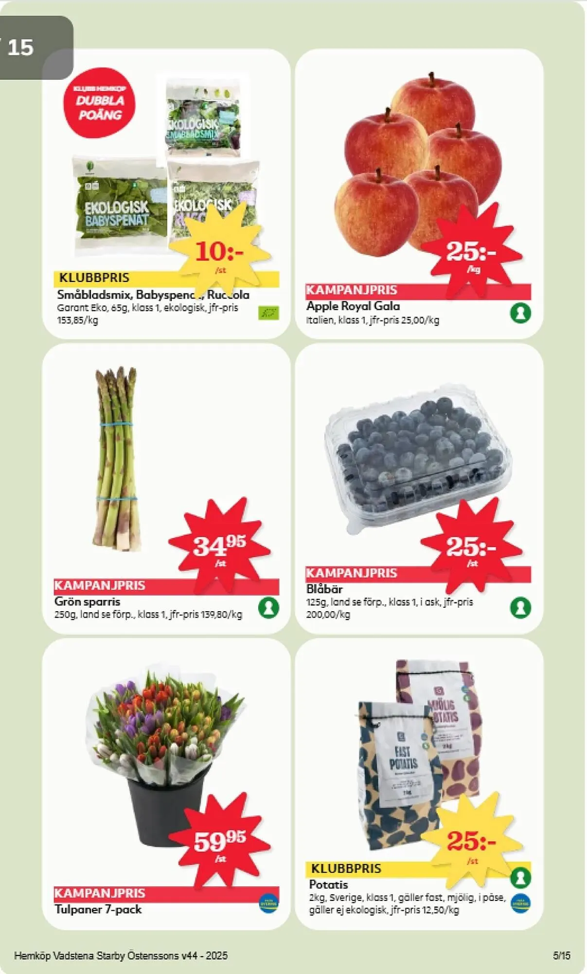 Östenssons reklamblad från 27 oktober till 2 november 2025 - Reklamblad sidor 5