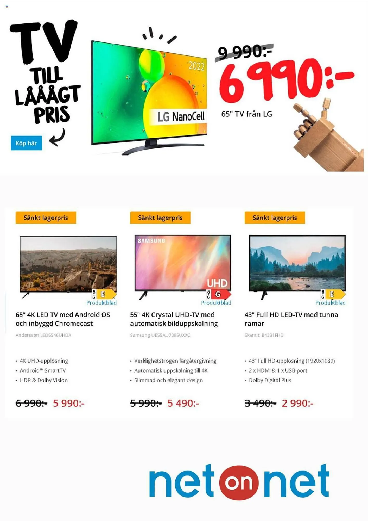 NetOnNet reklamblad från 25 september till 8 oktober 2023 - Reklamblad sidor 6