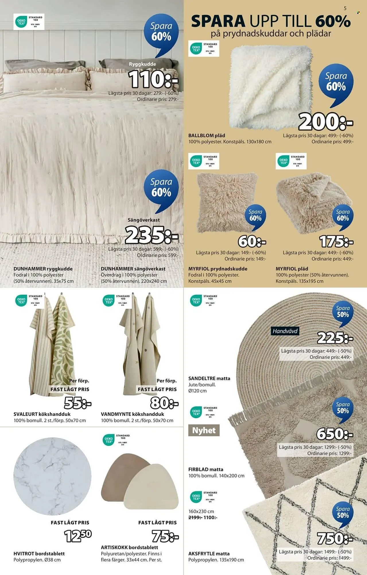 JYSK reklamblad från 18 augusti till 31 augusti 2025 - Reklamblad sidor 5
