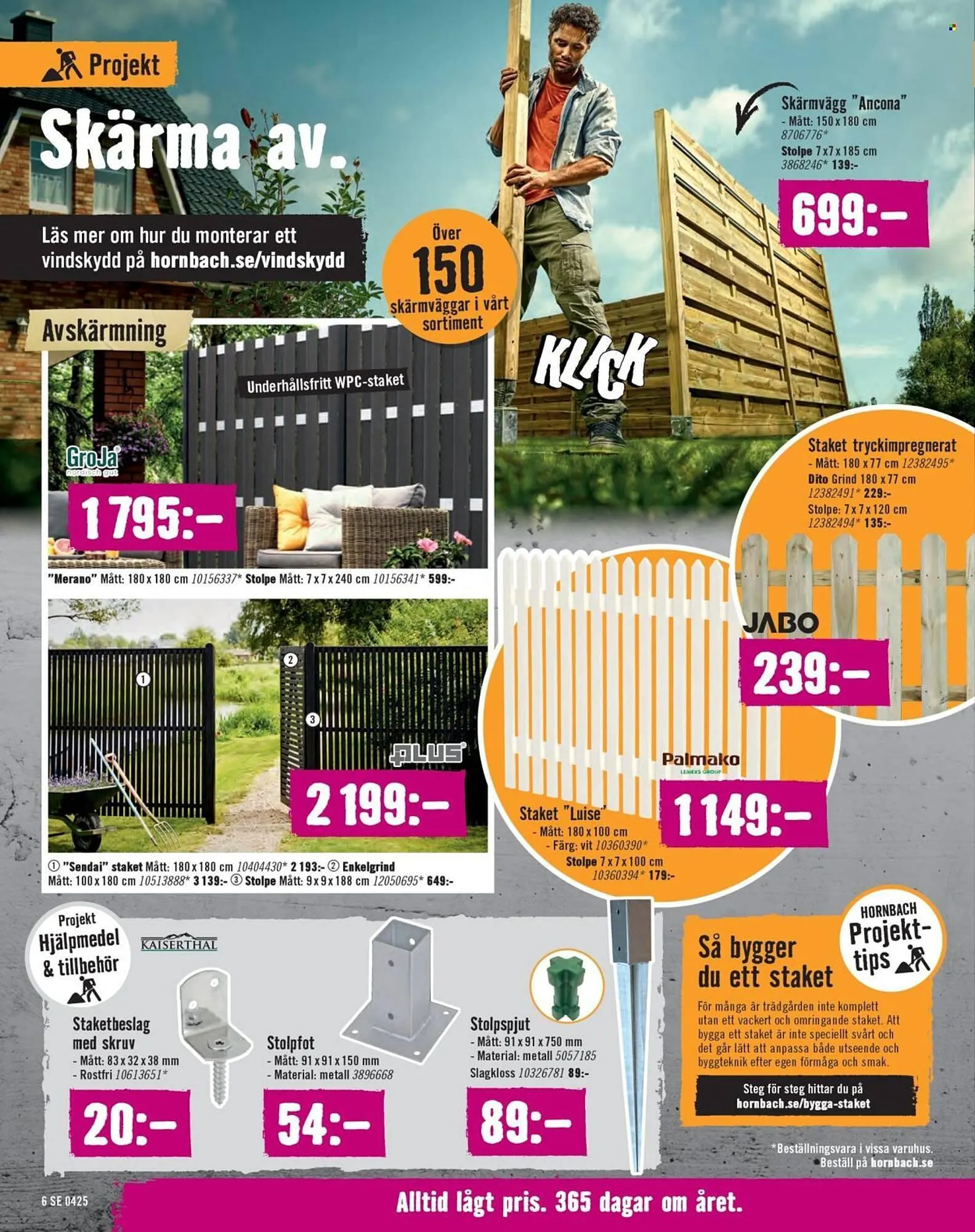 Hornbach reklamblad från 13 april till 11 maj 2025 - Reklamblad sidor 6