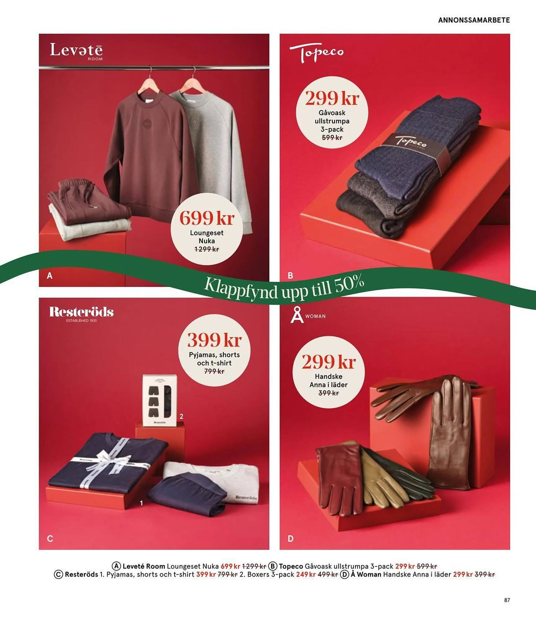 Åhléns reklamblad från 25 november till 11 december 2025 - Reklamblad sidor 87