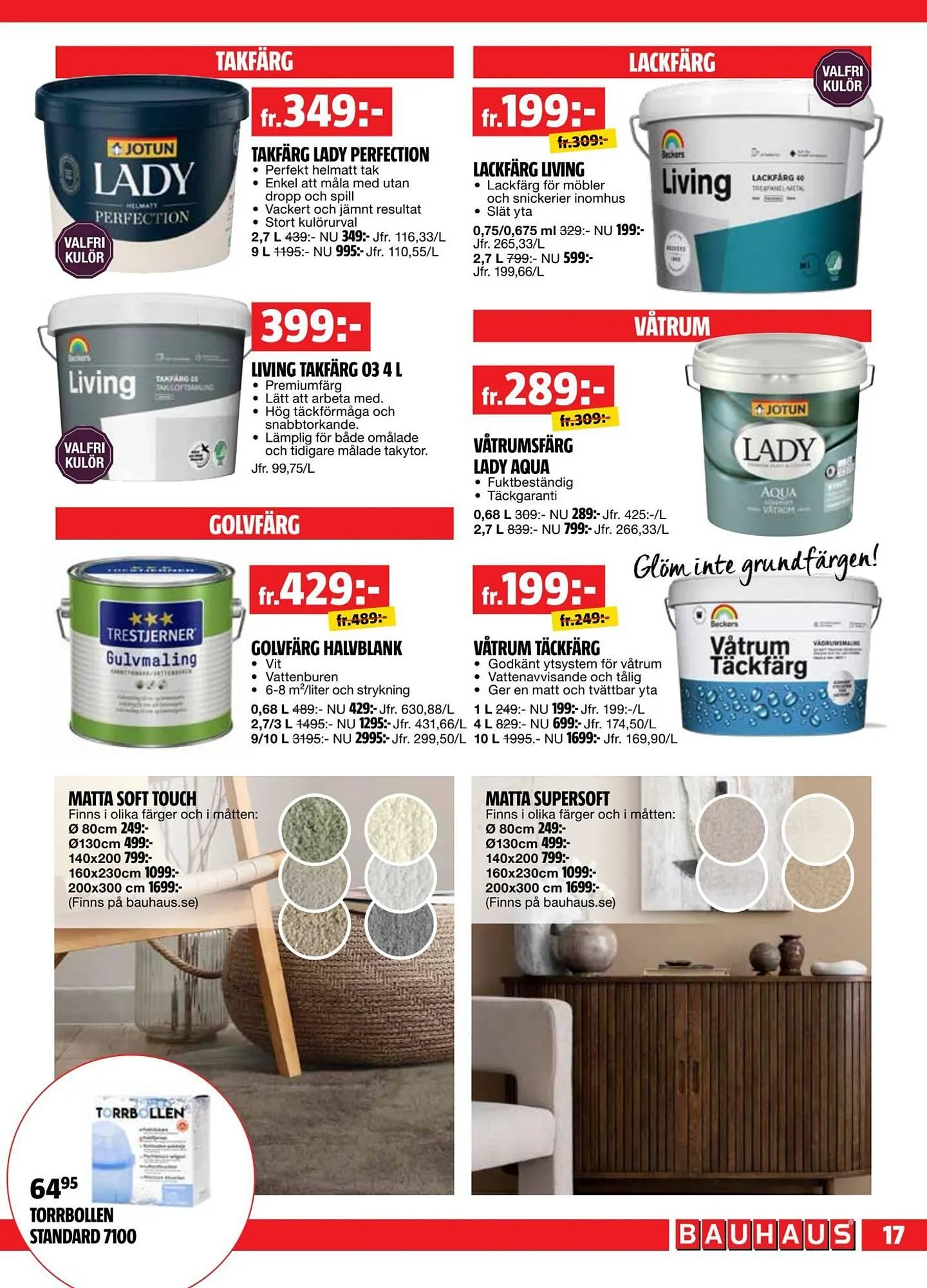 Bauhaus reklamblad från 29 september till 12 oktober 2025 - Reklamblad sidor 17