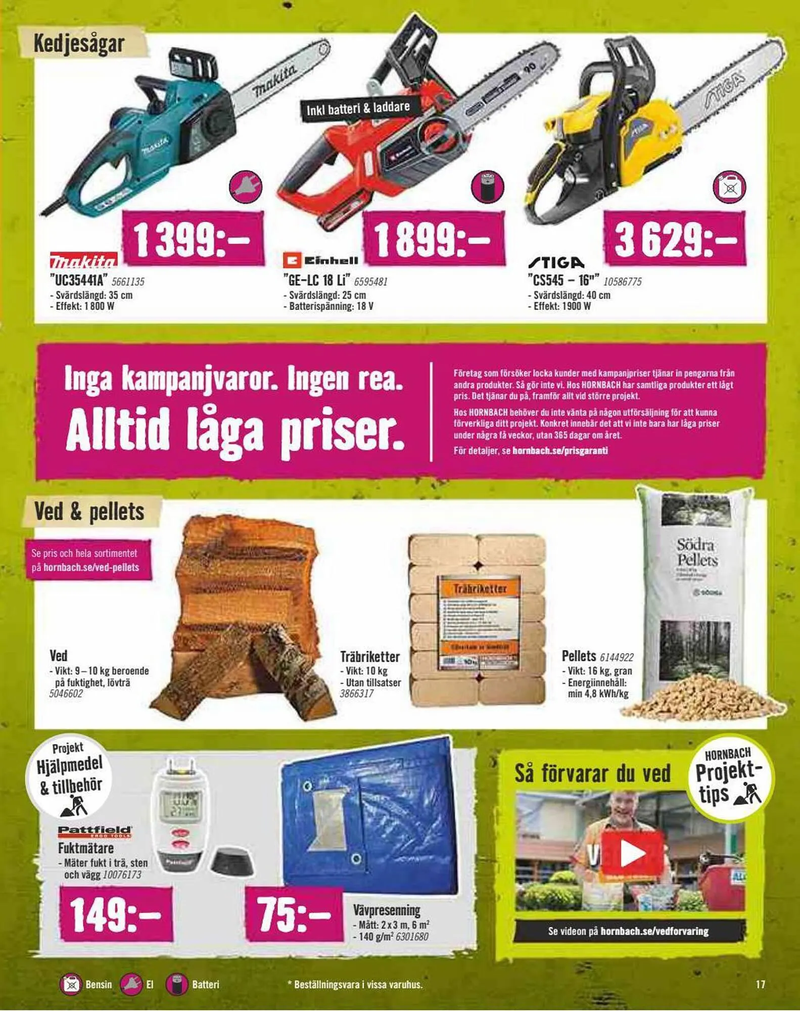 Hornbach reklamblad från 28 september till 25 oktober 2023 - Reklamblad sidor 17