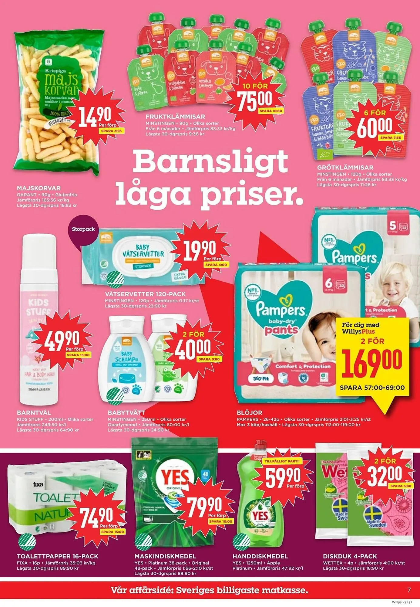 Willys reklamblad från 18 maj till 24 maj 2026 - Reklamblad sidor 7