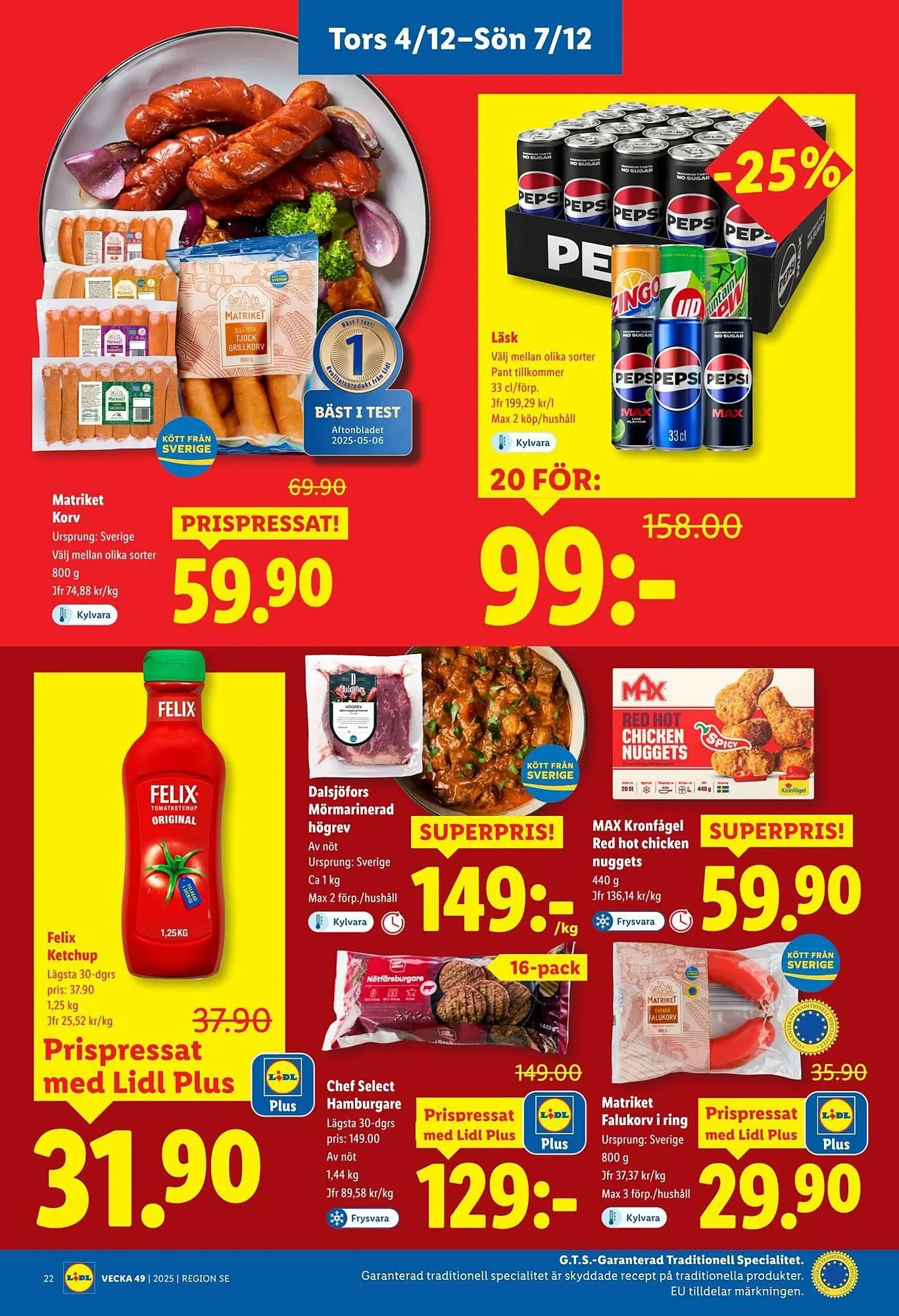 Lidl reklamblad från 1 december till 8 december 2025 - Reklamblad sidor 28