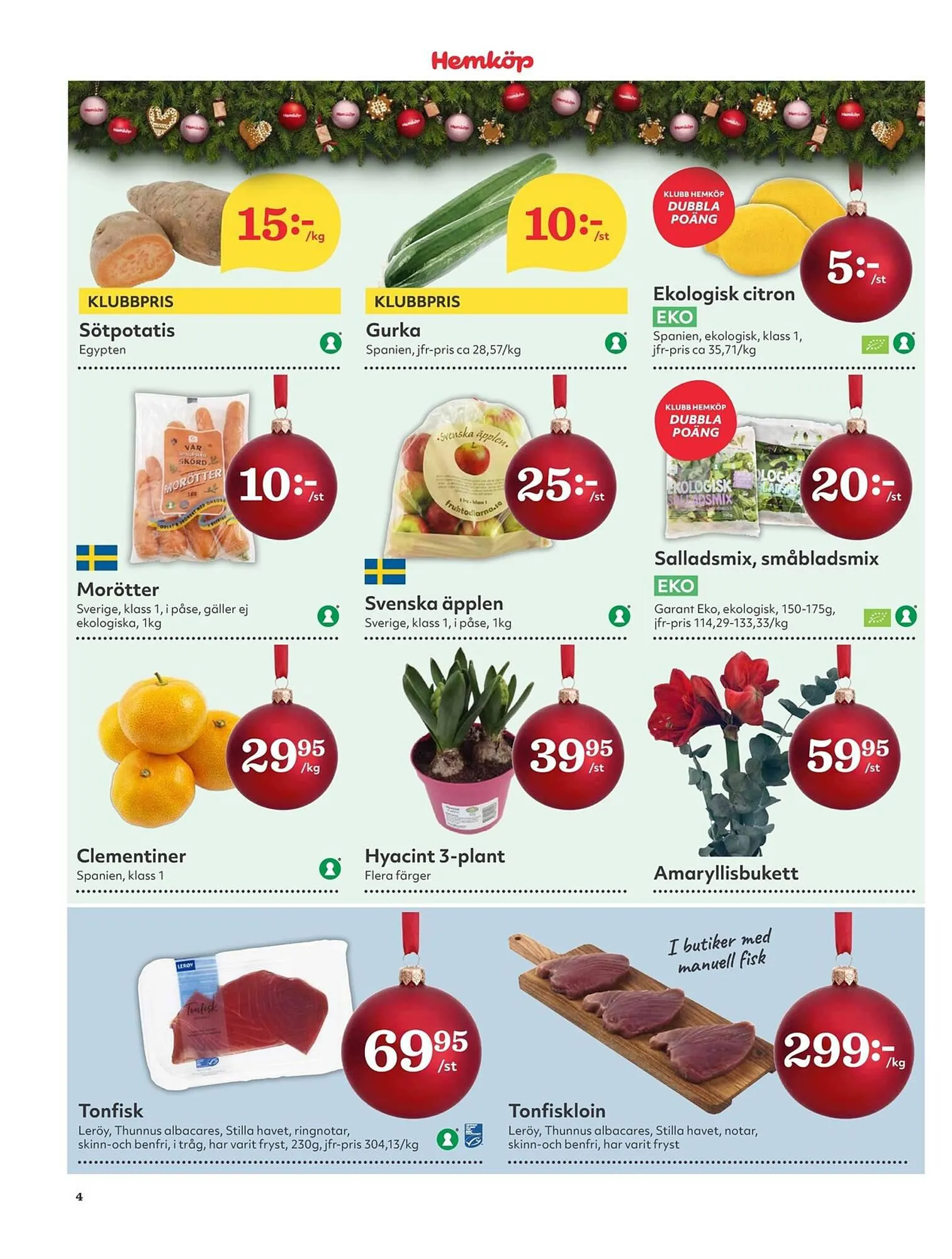 Hemköp reklamblad från 20 november till 26 november 2023 - Reklamblad sidor 4