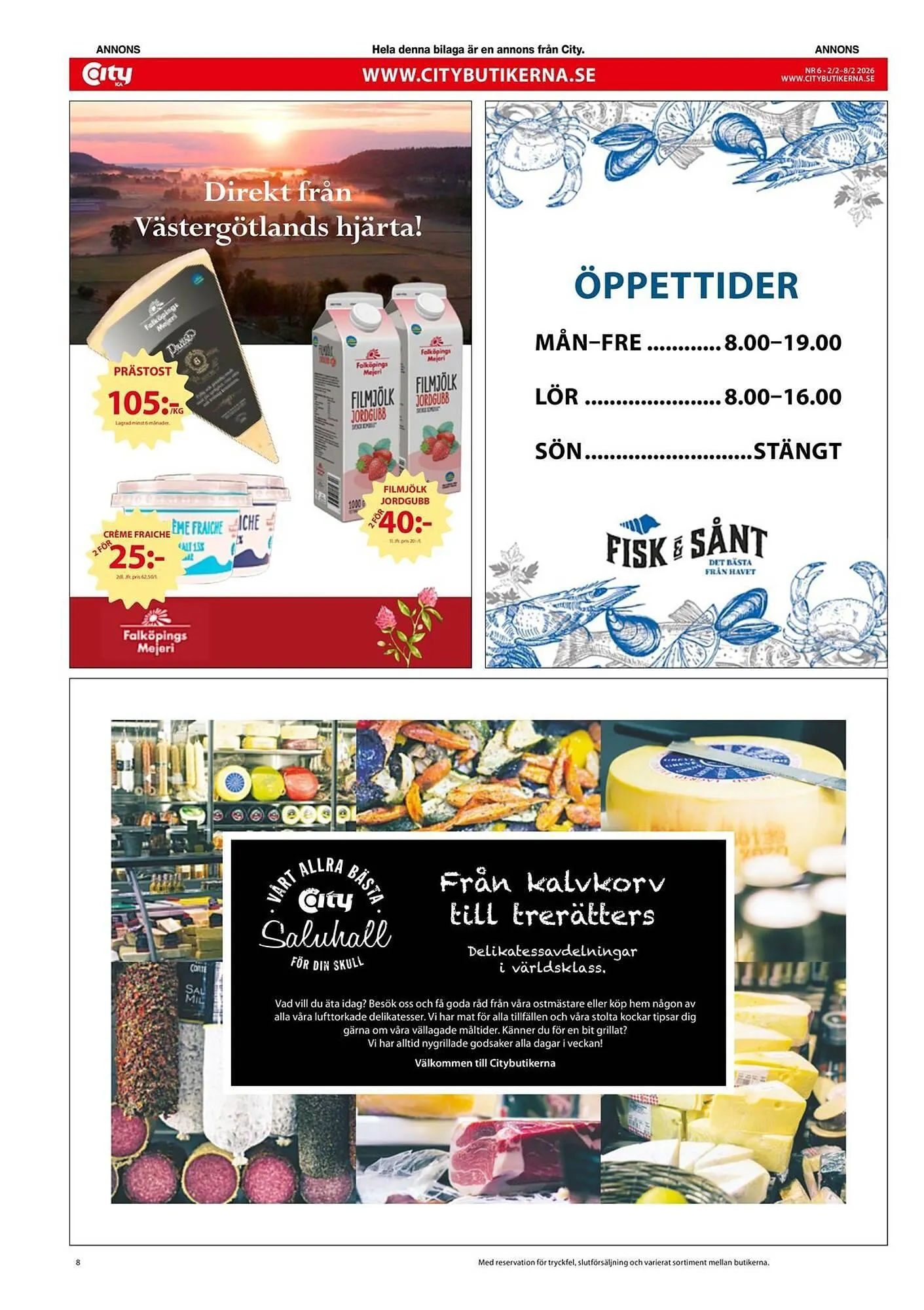 ICA Kvantum reklamblad från 2 februari till 8 februari 2026 - Reklamblad sidor 8