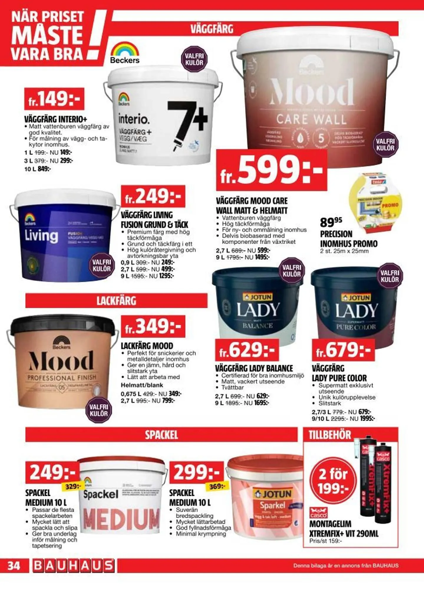Bauhaus reklamblad från 28 april till 11 maj 2025 - Reklamblad sidor 34
