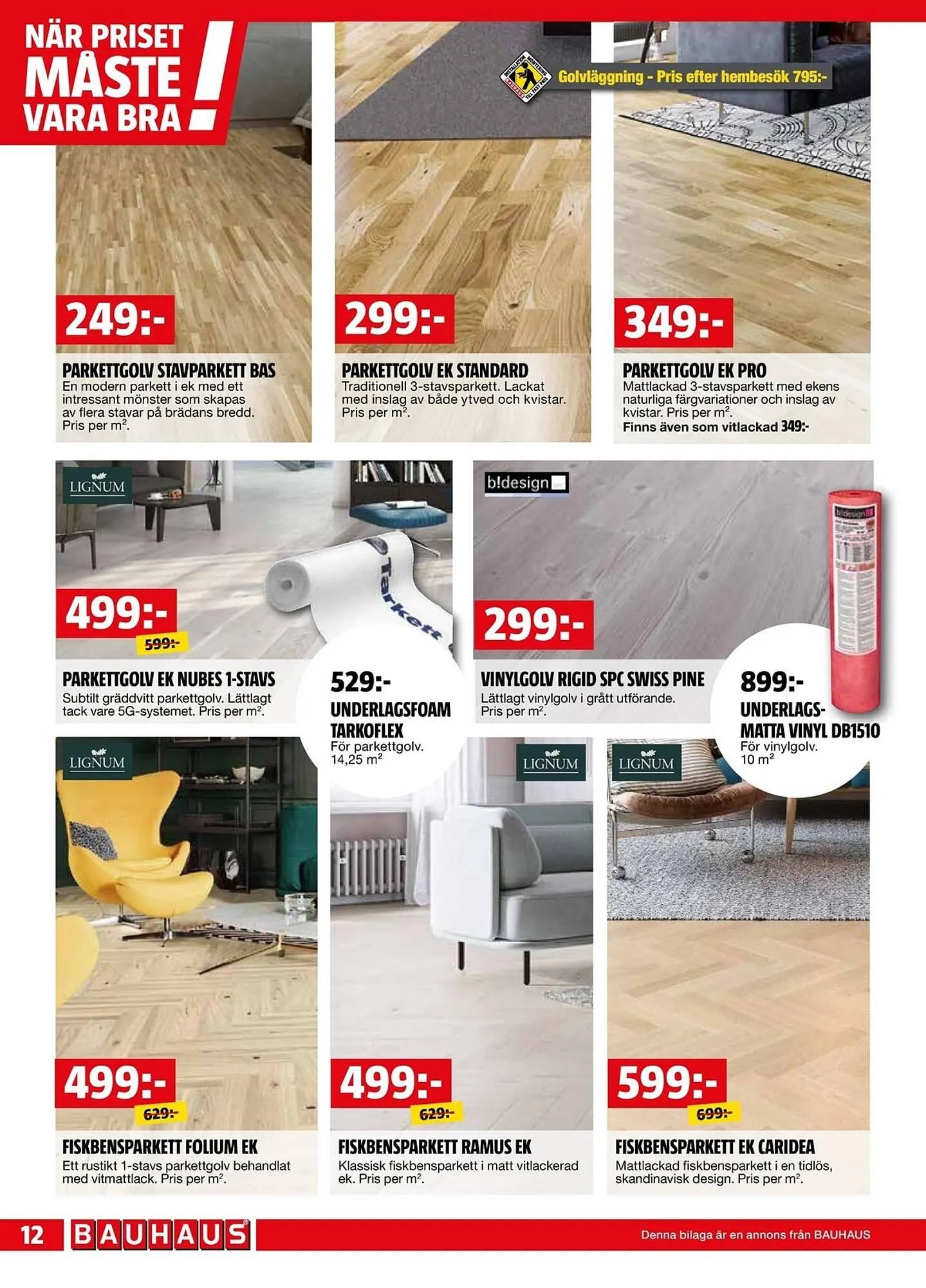Bauhaus reklamblad från 3 mars till 16 mars 2025 - Reklamblad sidor 12