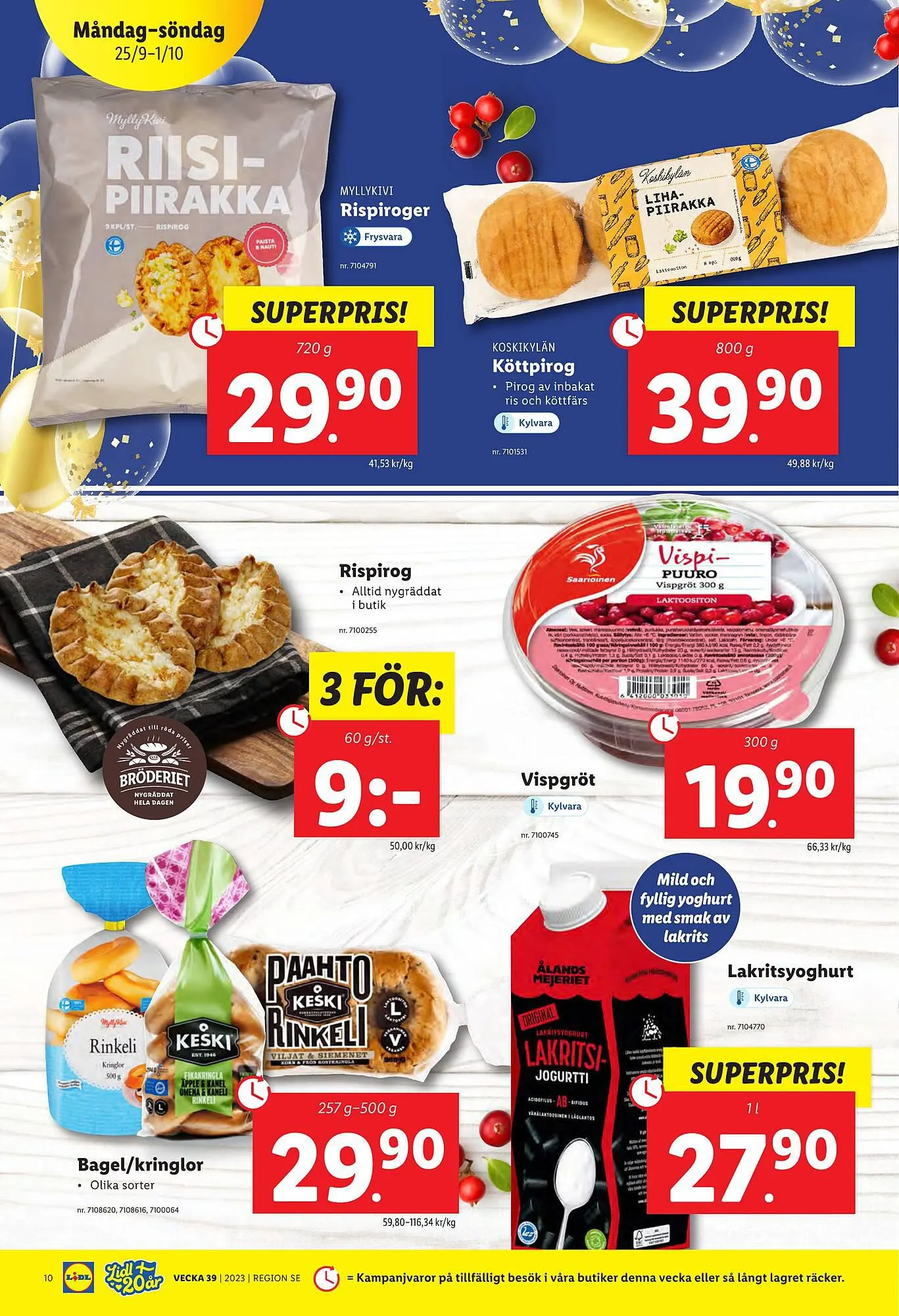 Lidl reklamblad från 25 september till 1 oktober 2023 - Reklamblad sidor 10