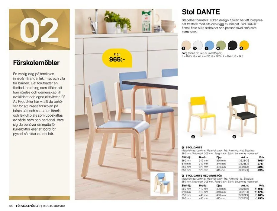 AJ Produkter! från 28 maj till 31 december 2024 - Reklamblad sidor 44