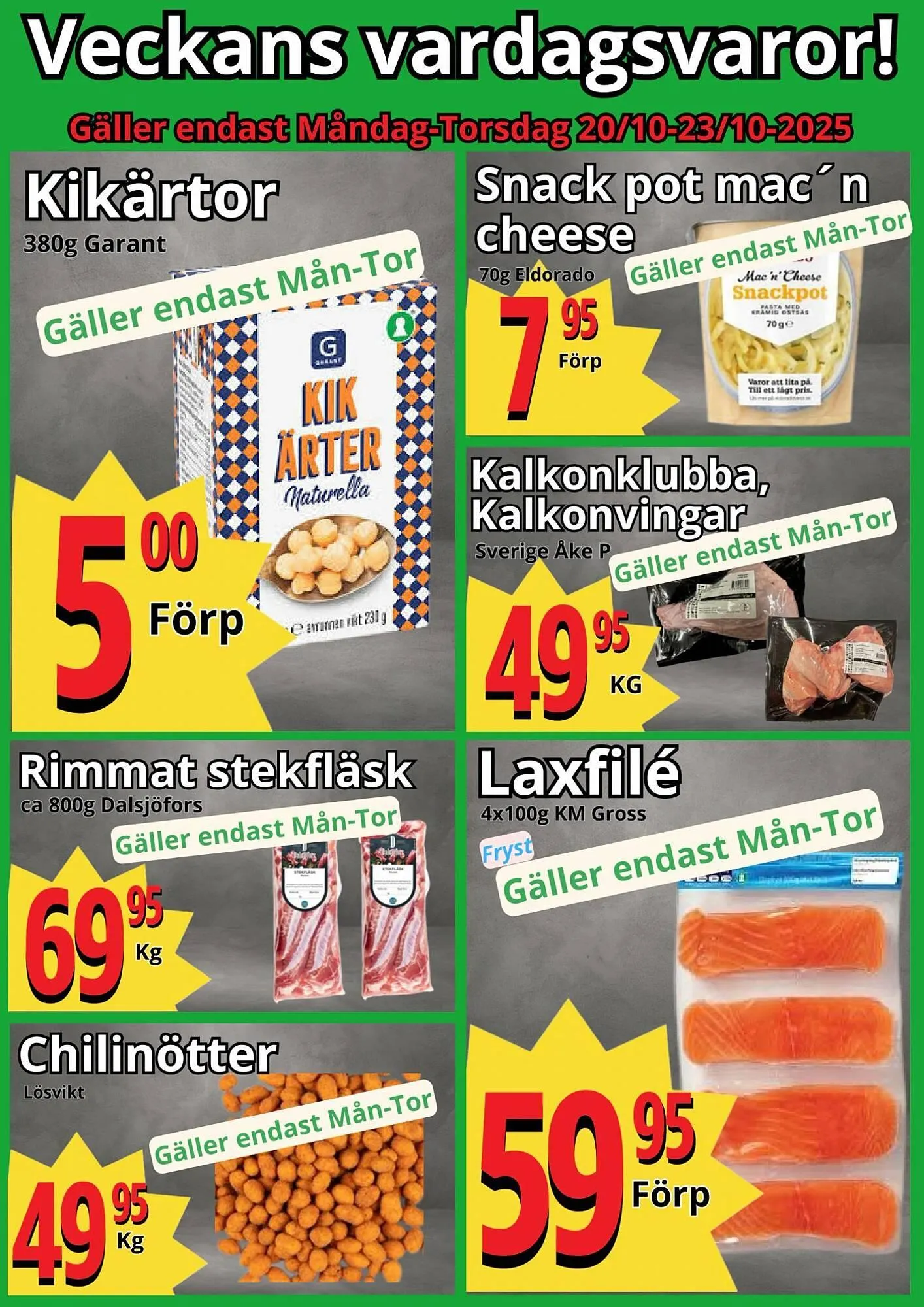 Supergrossen reklamblad från 20 oktober till 26 oktober 2025 - Reklamblad sidor 2