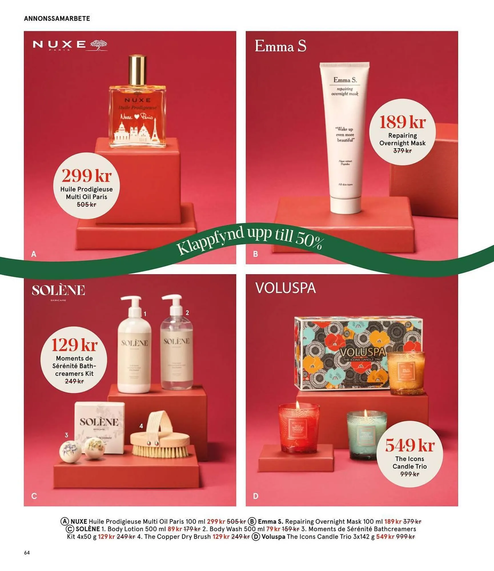 Åhléns reklamblad från 25 november till 11 december 2025 - Reklamblad sidor 64