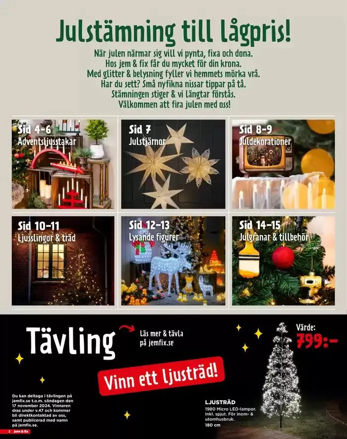 Jem&Fix reklamblad från 27 oktober till 24 december 2024 - Reklamblad sidor 2