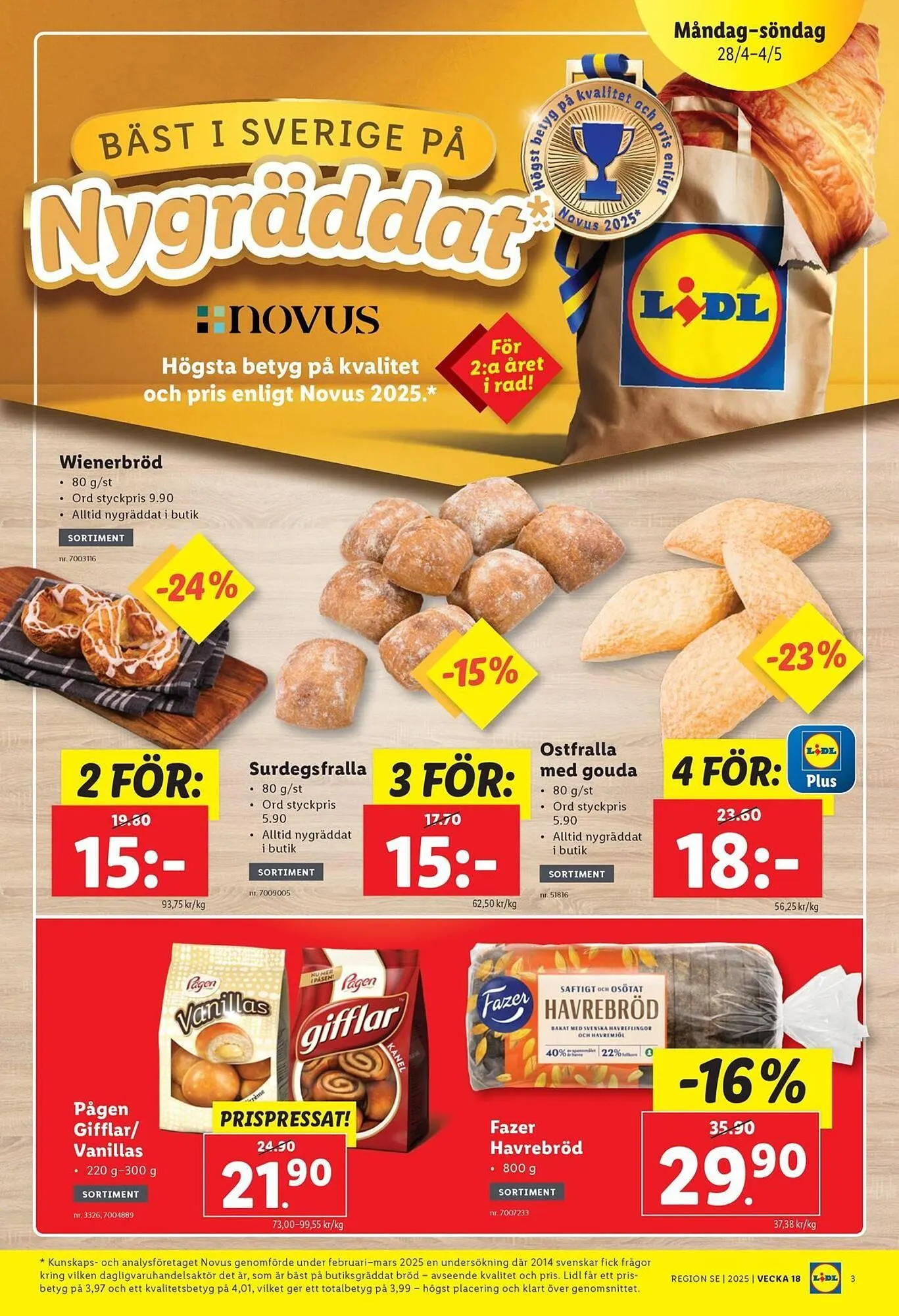 Lidl reklamblad från 28 april till 4 maj 2025 - Reklamblad sidor 3