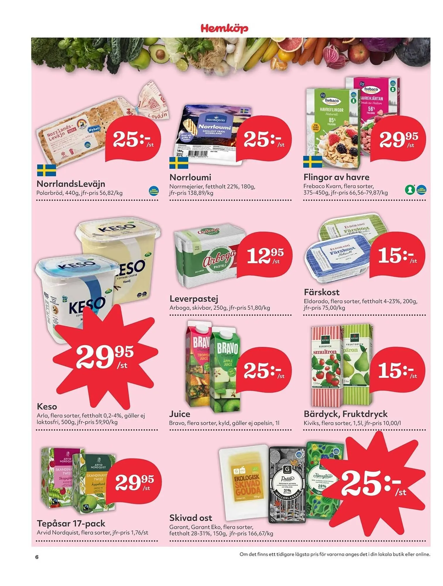 Hemköp reklamblad från 17 mars till 23 mars 2025 - Reklamblad sidor 6