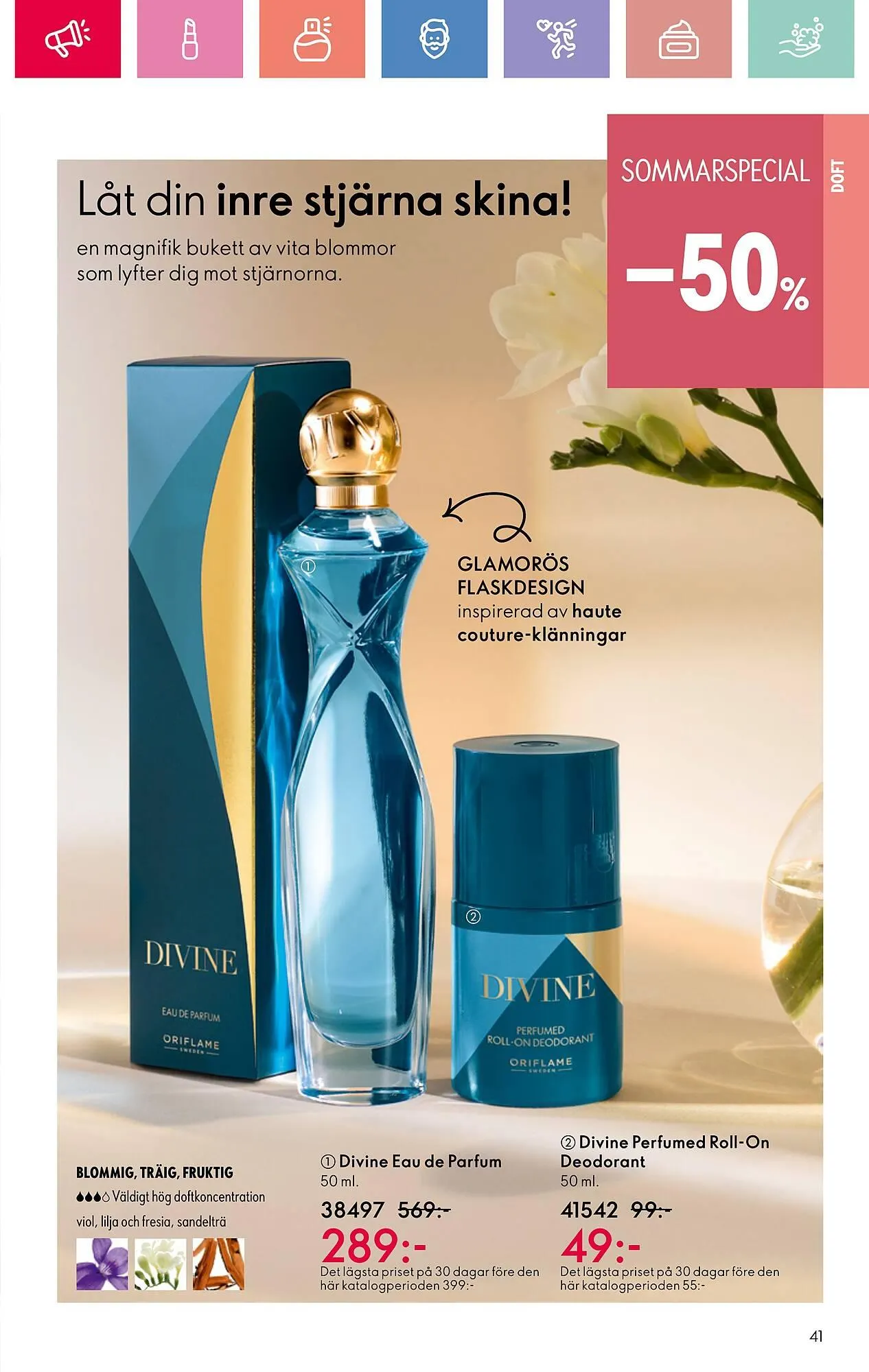 Oriflame reklamblad från 22 juni till 12 juli 2025 - Reklamblad sidor 41