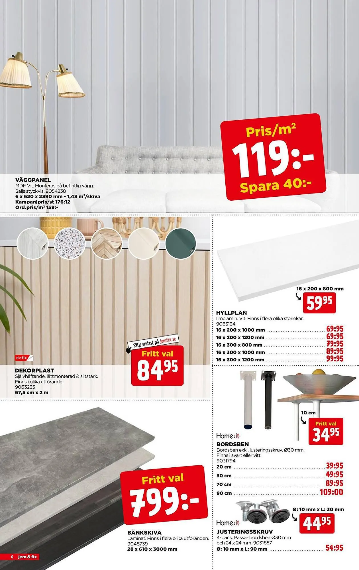 Jem&Fix reklamblad från 24 september till 8 oktober 2023 - Reklamblad sidor 6