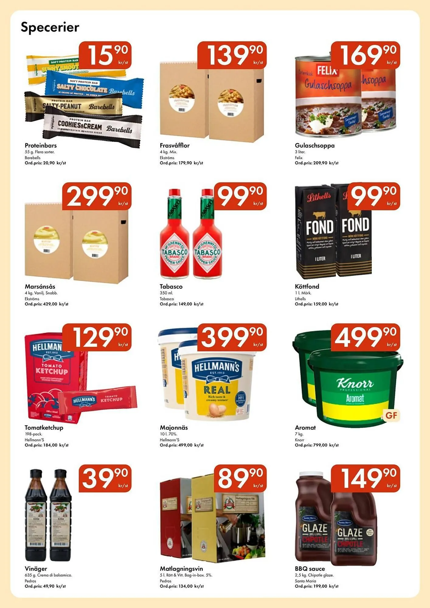 Snabbgross reklamblad från 20 oktober till 2 november 2025 - Reklamblad sidor 8