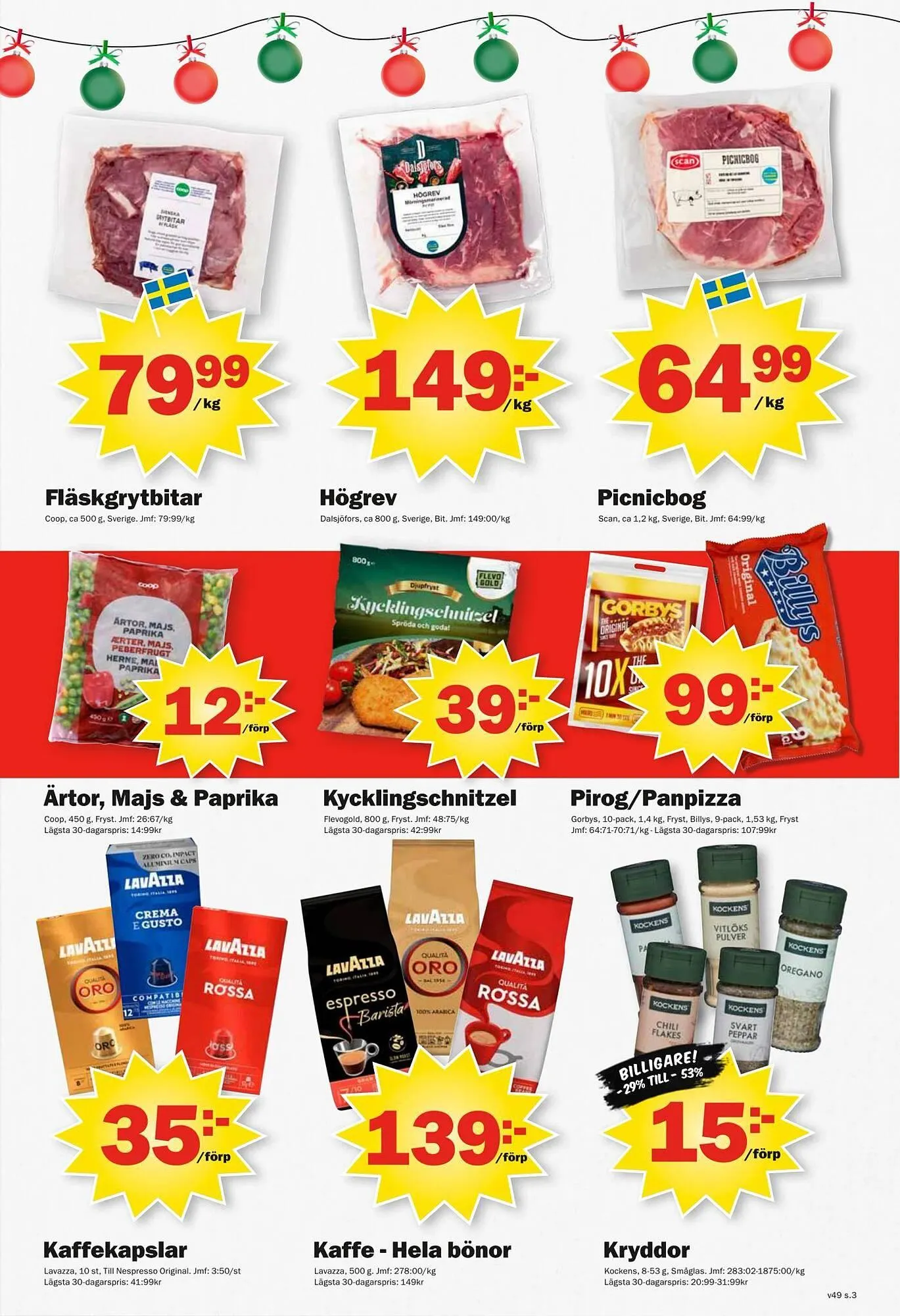 Pekås reklamblad från 1 december till 8 december 2025 - Reklamblad sidor 3