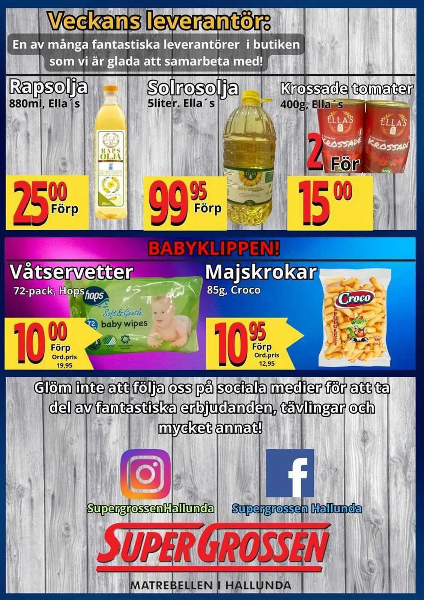 Supergrossen reklamblad från 31 mars till 6 april 2025 - Reklamblad sidor 14