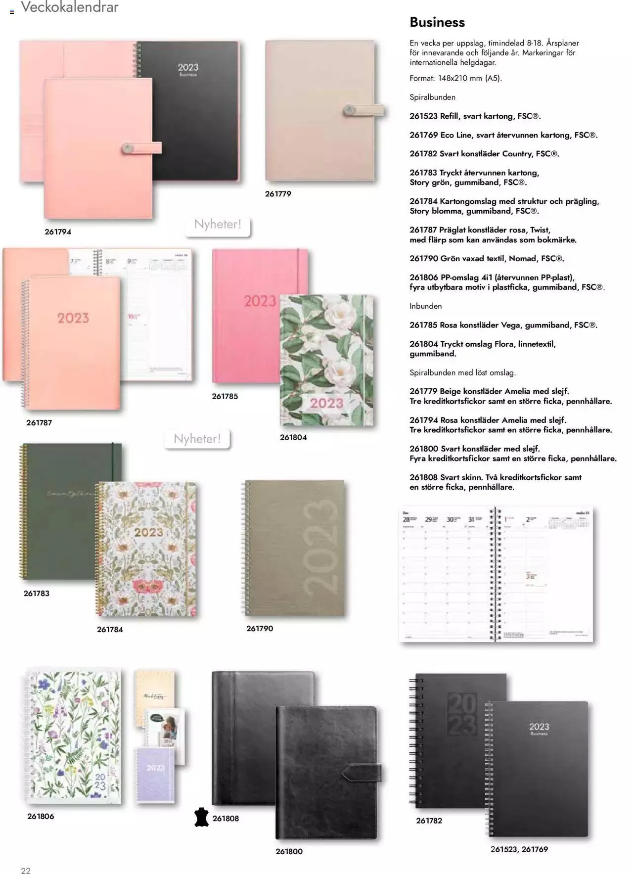 Almanackor och Kalendrar 2023 från 10 april till 31 december 2023 - Reklamblad sidor 22