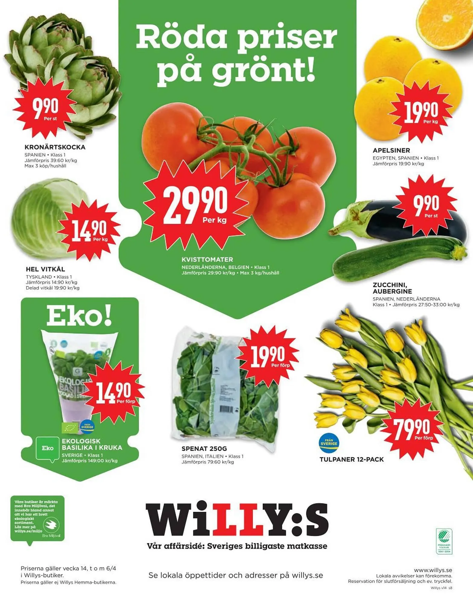 Willys reklamblad från 31 mars till 6 april 2025 - Reklamblad sidor 8