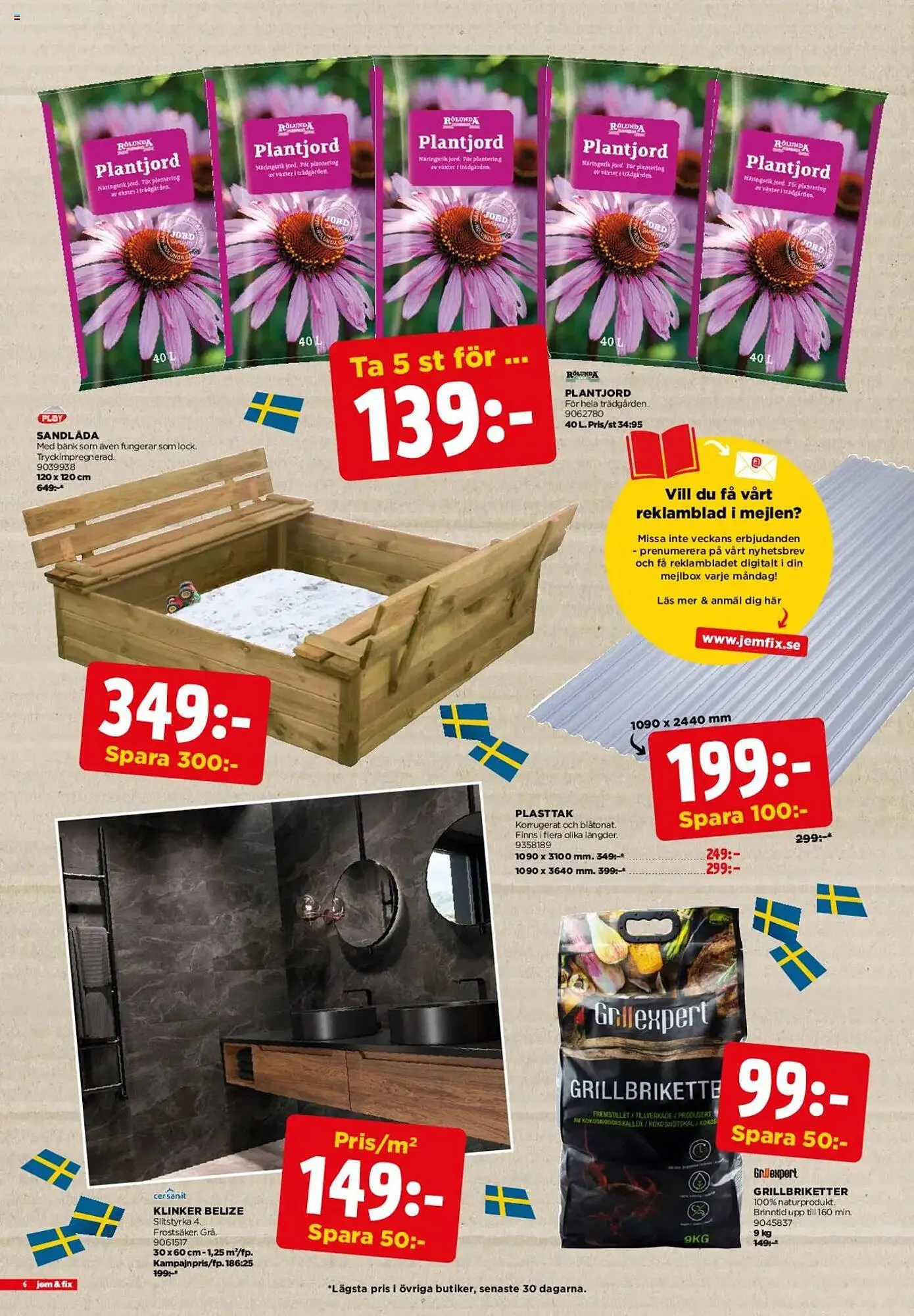 Jem&Fix reklamblad från 25 mars till 30 mars 2025 - Reklamblad sidor 6