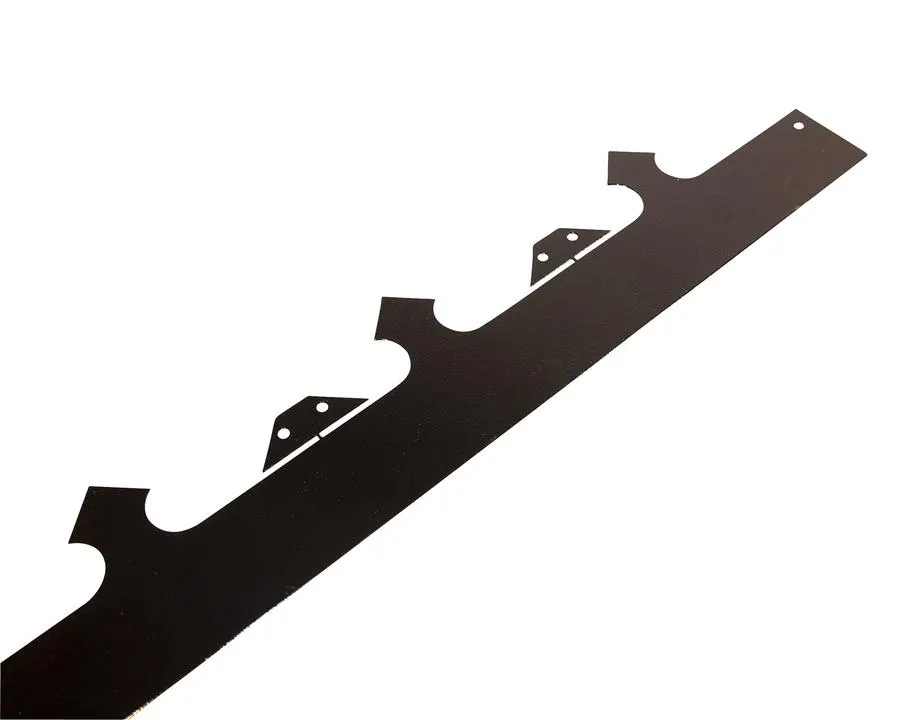 Kantstål 120 cm svart