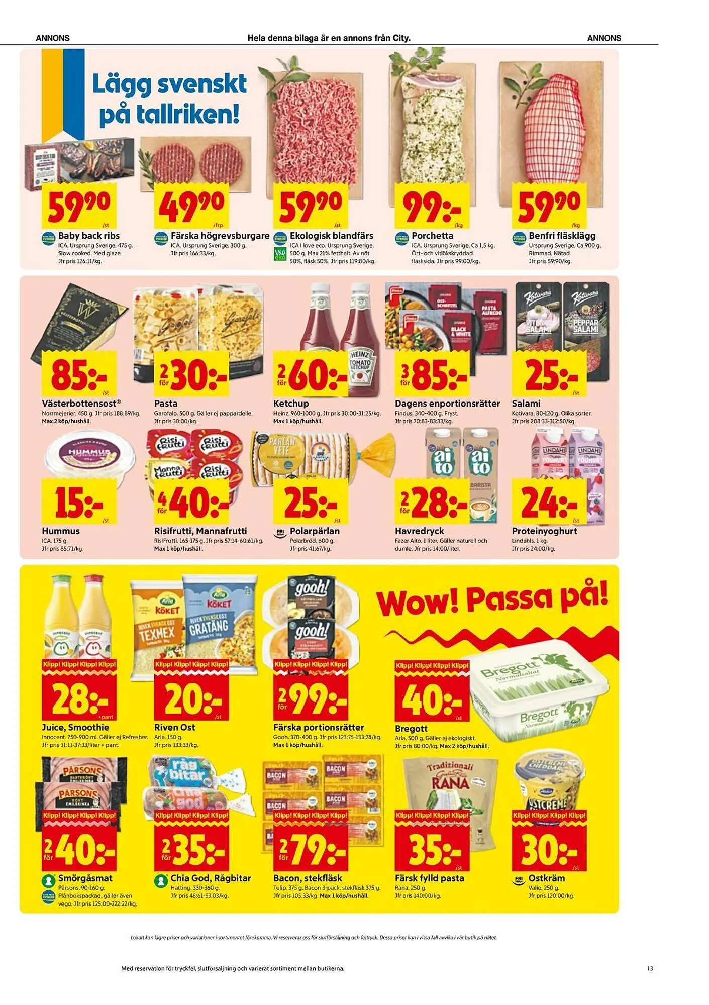 ICA Kvantum reklamblad från 2 mars till 8 mars 2026 - Reklamblad sidor 13