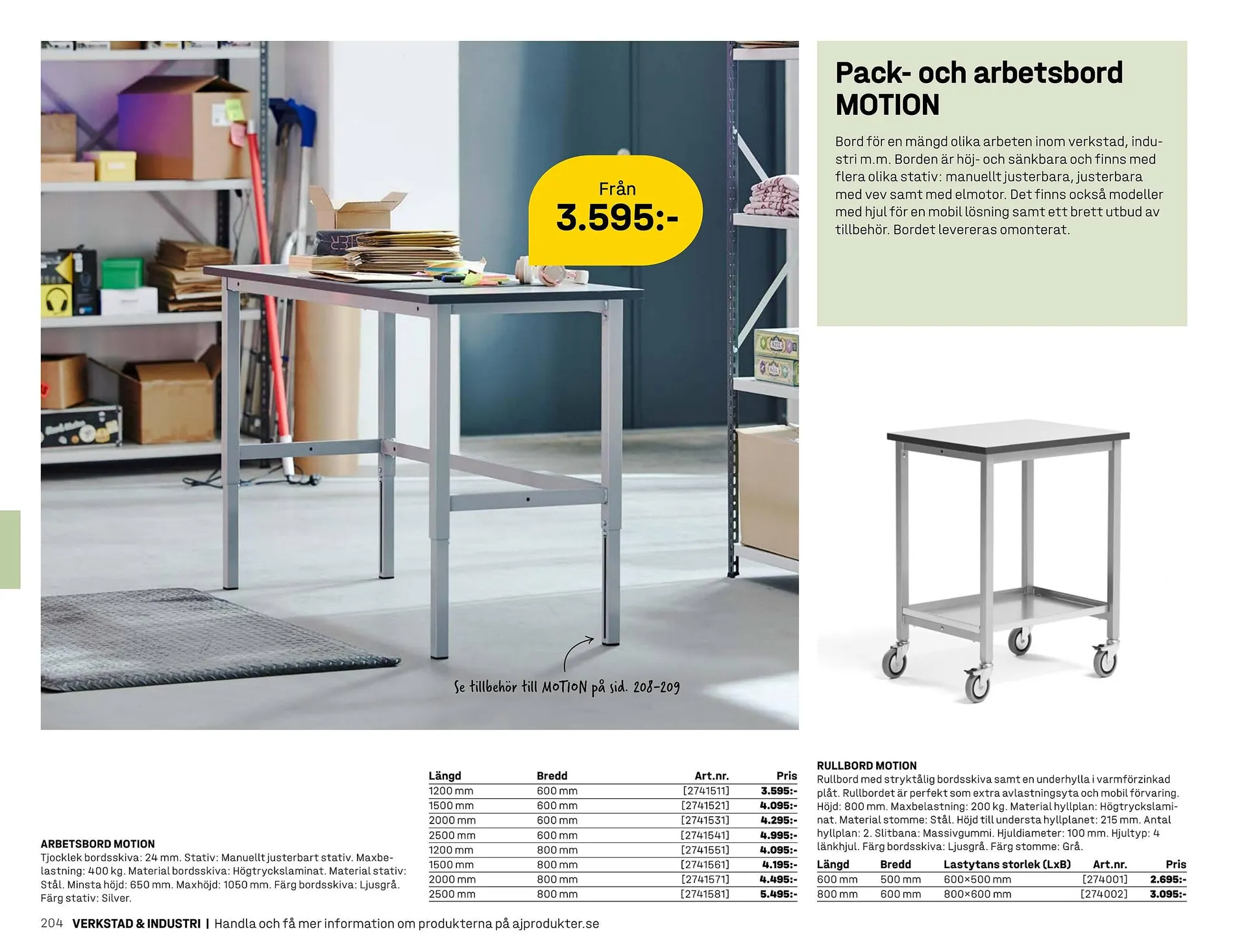AJ Produkter reklamblad från 1 januari till 31 december 2025 - Reklamblad sidor 204