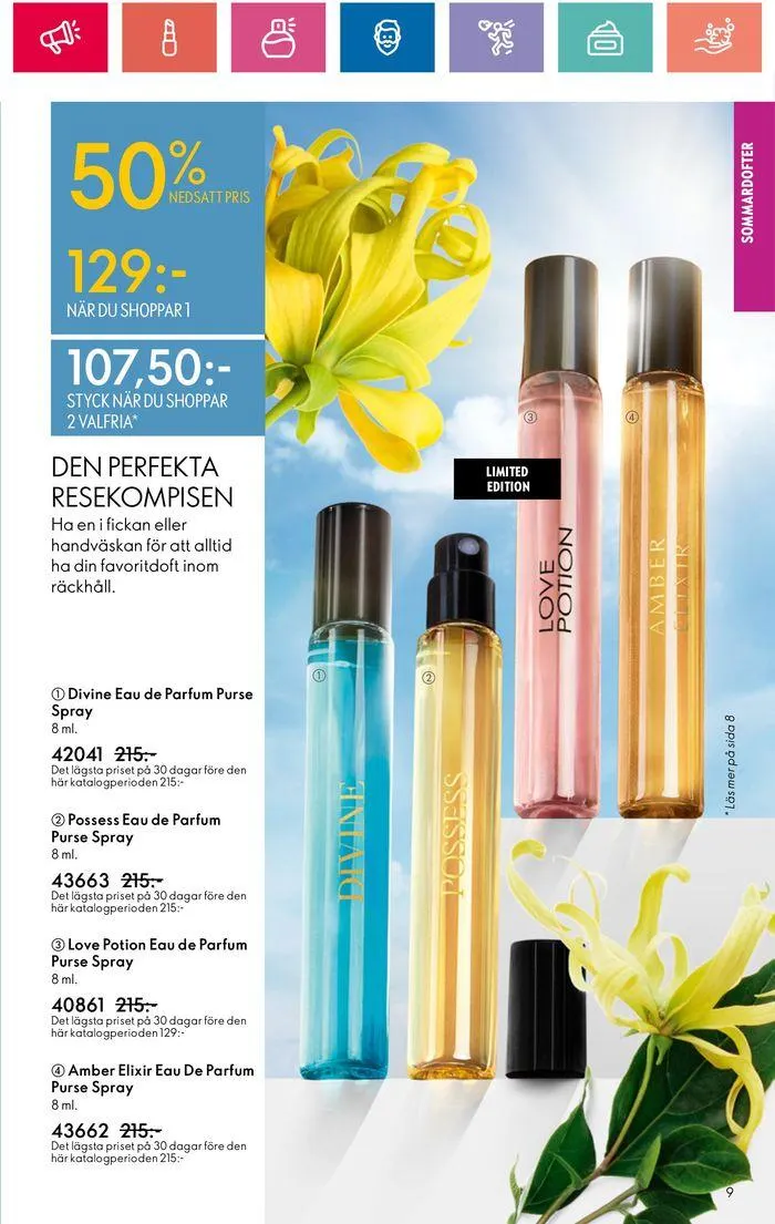 Oriflame reklamblad från 20 juni till 4 juli 2024 - Reklamblad sidor 9