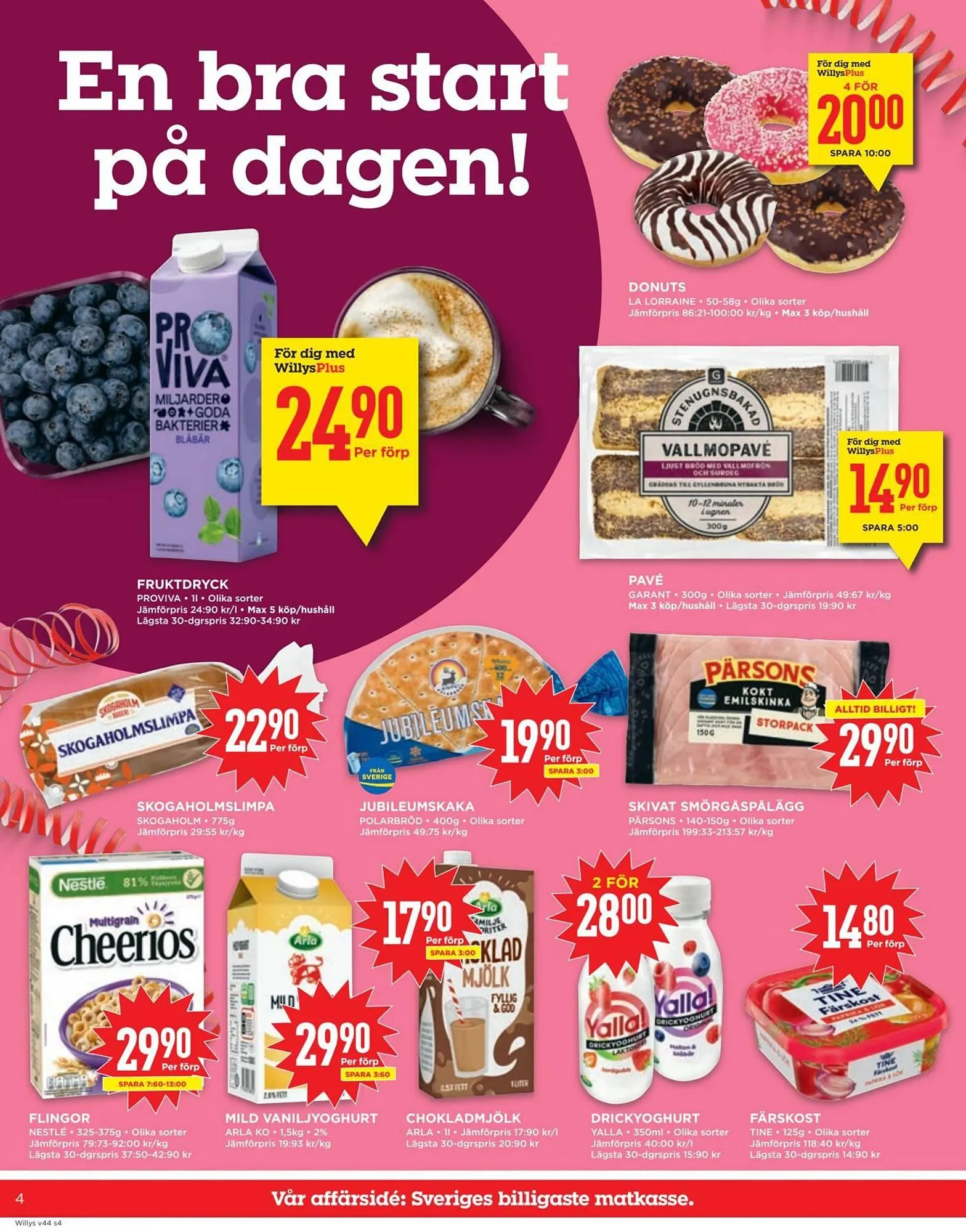 Willys reklamblad från 27 oktober till 2 november 2025 - Reklamblad sidor 4