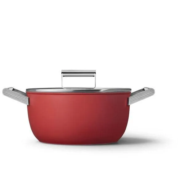 Smeg 50’s Style Gryta 24 cm CKFC2411RDM (röd)