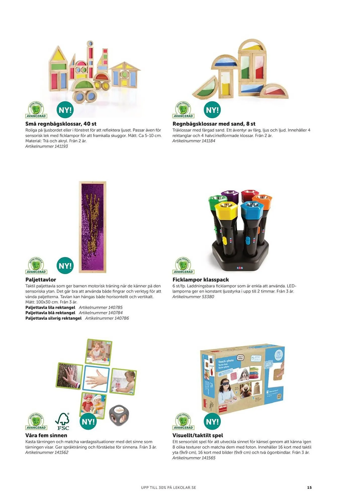 Lekolar reklamblad från 23 februari till 31 december 2024 - Reklamblad sidor 15