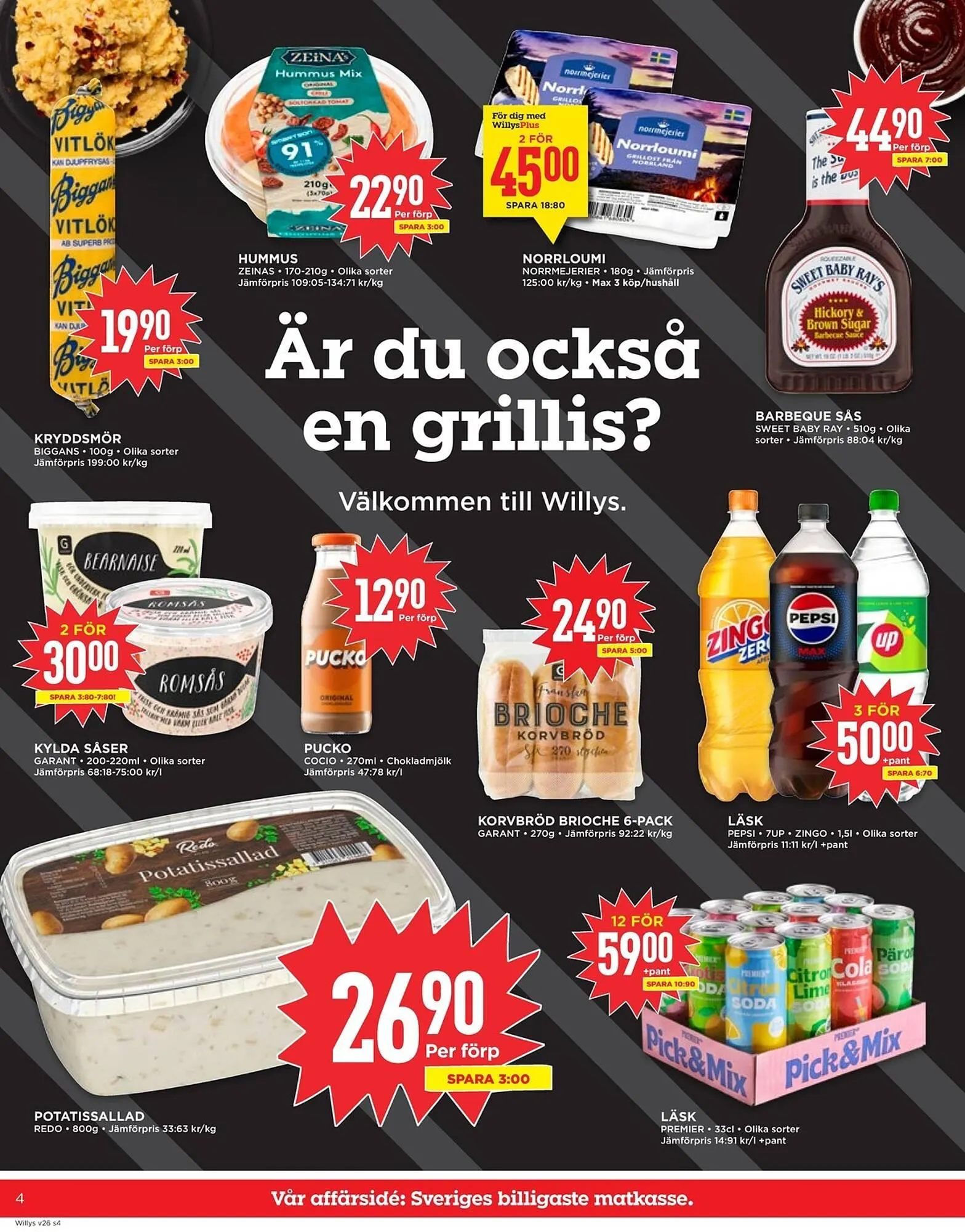 Willys reklamblad från 23 juni till 29 juni 2025 - Reklamblad sidor 4